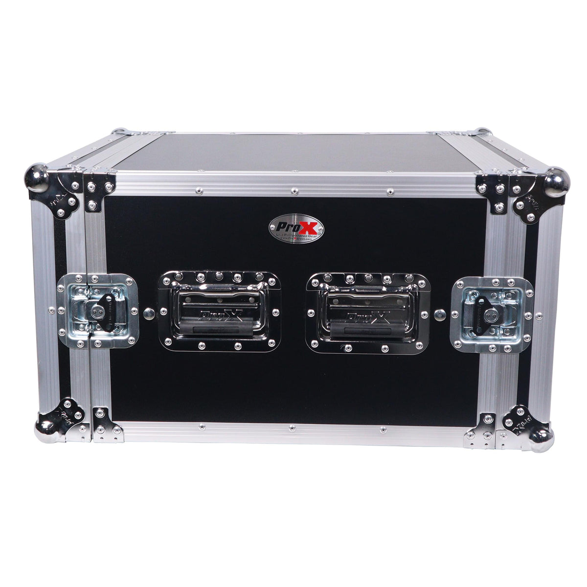ProX ATA Style 6U Rack Space Shockproof Amp Rack Mount Case 20 in. Depth with recessed handles.