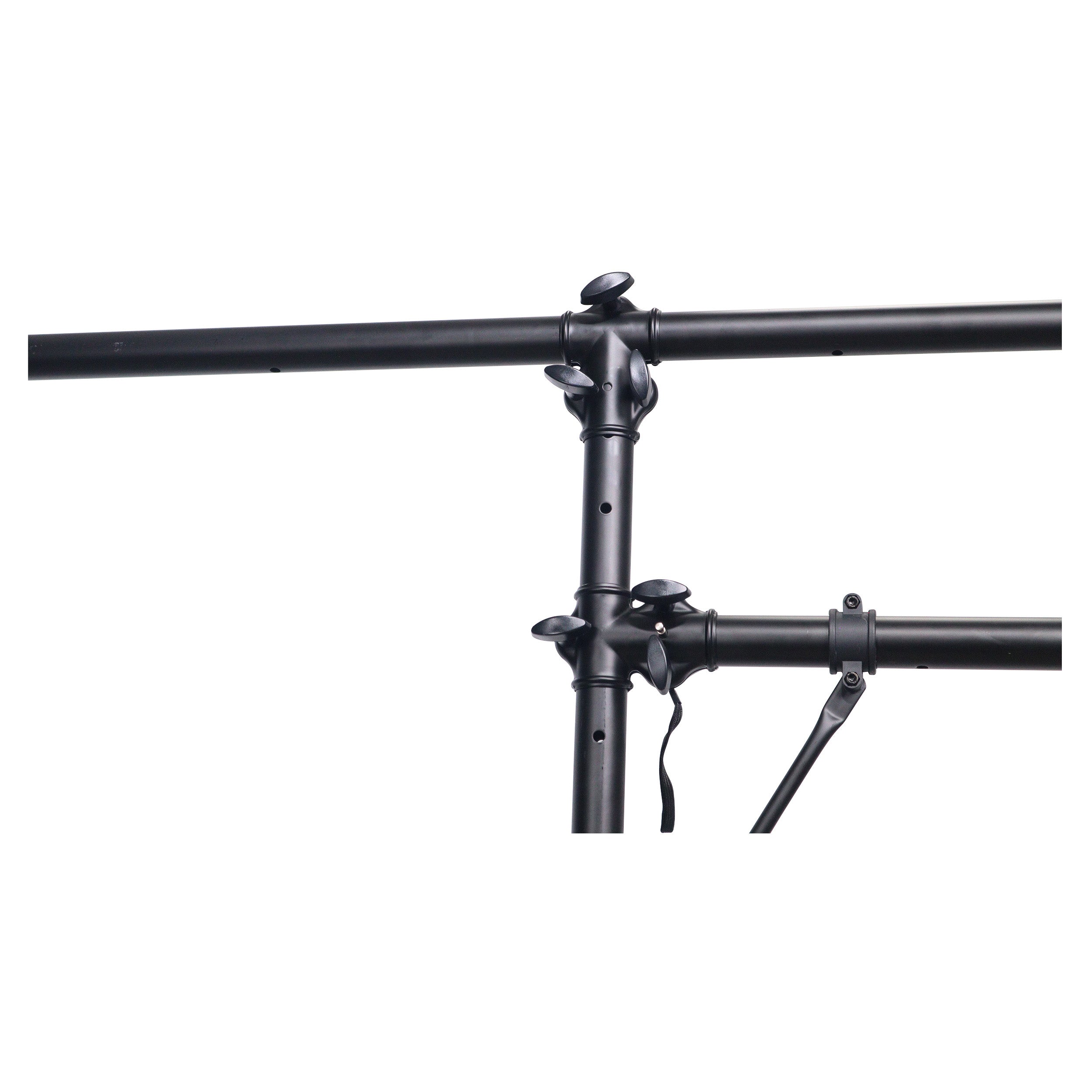 ProX Height Adjustable DJ Lighting Stand with (2) Side Bars – adjusts up to 12 Ft Height