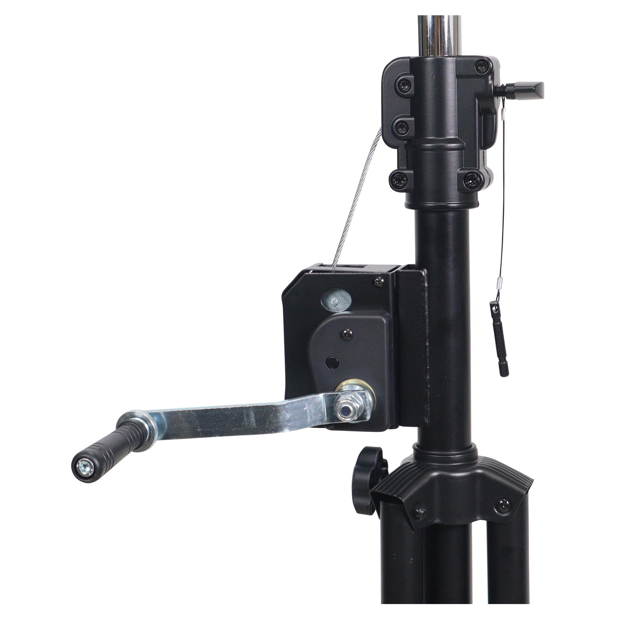 ProX Set of (2) 8.5 Ft Crank Stands with T-Bars Supports Triangle Truss Segments for Stage and DJ Lighting.