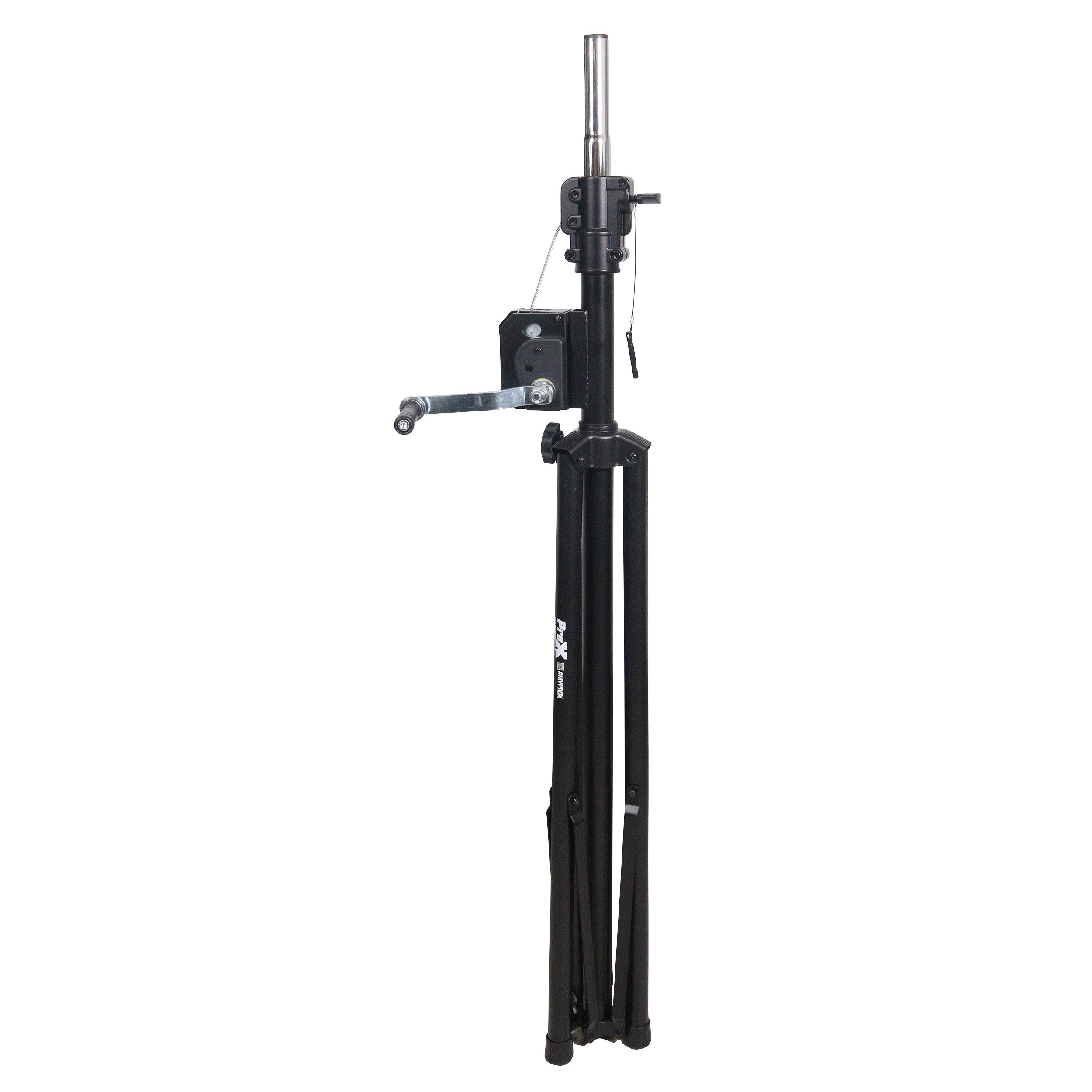 ProX Set of (2) 8.5 Ft Crank Stands with T-Bars Supports Triangle Truss Segments for Stage and DJ Lighting