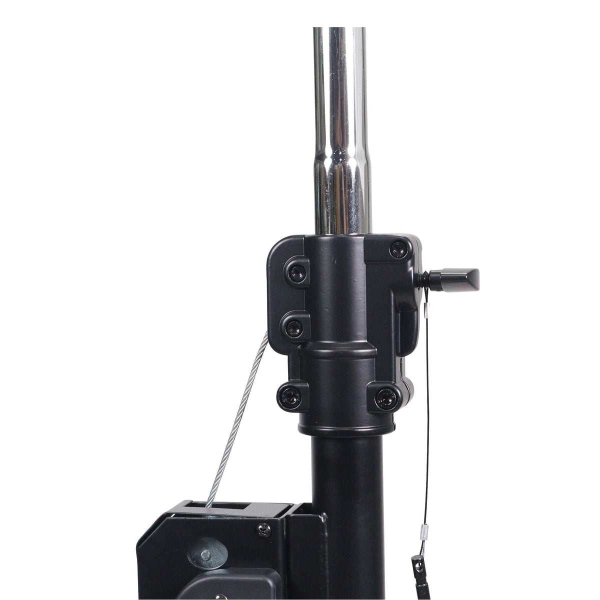 ProX Set of (2) 8.5 Ft Crank Stands with T-Bars Supports Triangle Truss Segments for Stage and DJ Lighting.