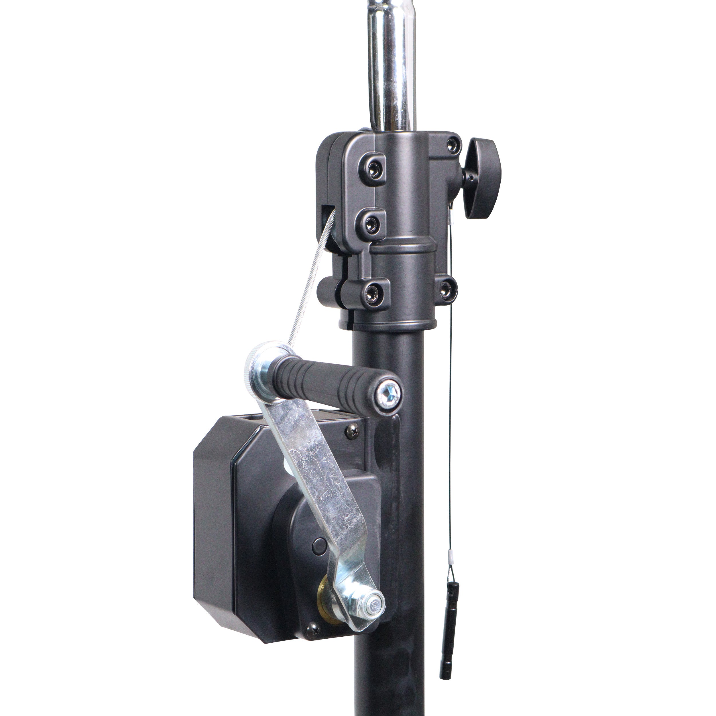 ProX 10-Feet Height Adjustable Portable Crank Lighting Stand System with included 2x T-Bars Triangle Truss for 5ft 10ft 15ft Width
