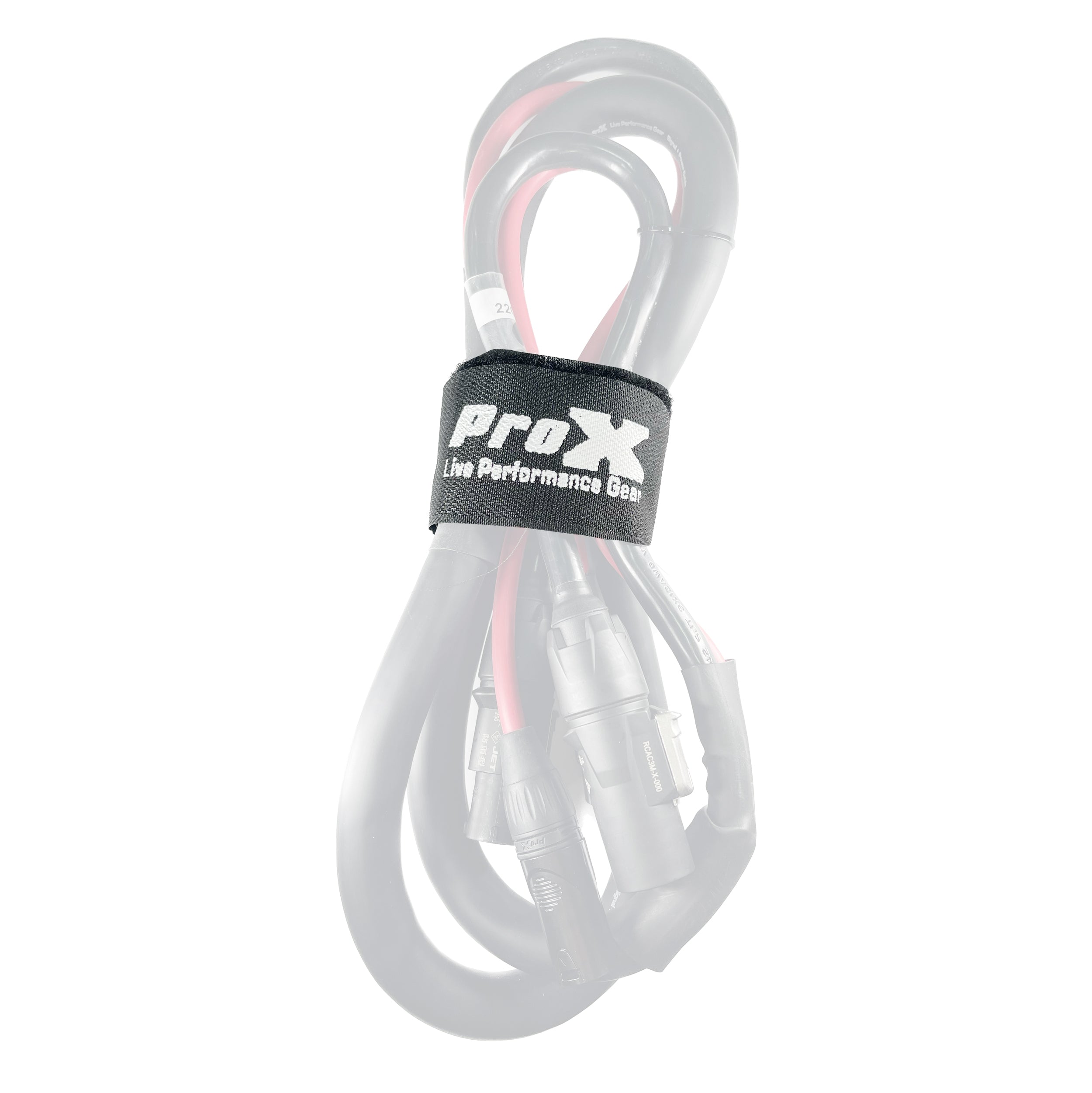 ProX Pack of 5 Reusable 20" x 2" Cable Tie Strap with Velcro Hook and Adjustable Loop Fastener Cable Management
