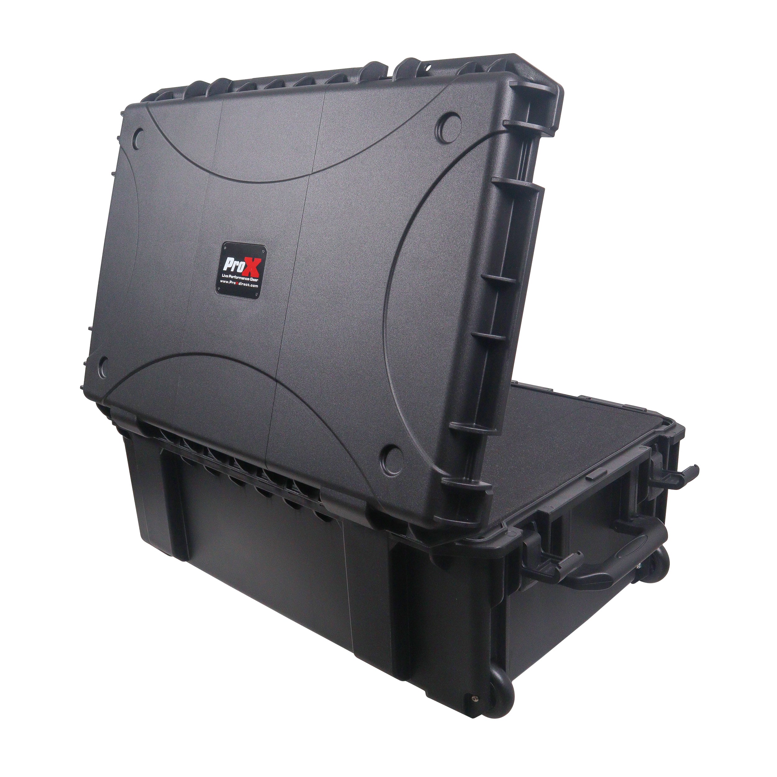 ProX UltronX LARGE Water Resistant ABS Molded Portable Storage Case for Audio Camera Tactical includes cut pluck foam - 29x19x9 in.