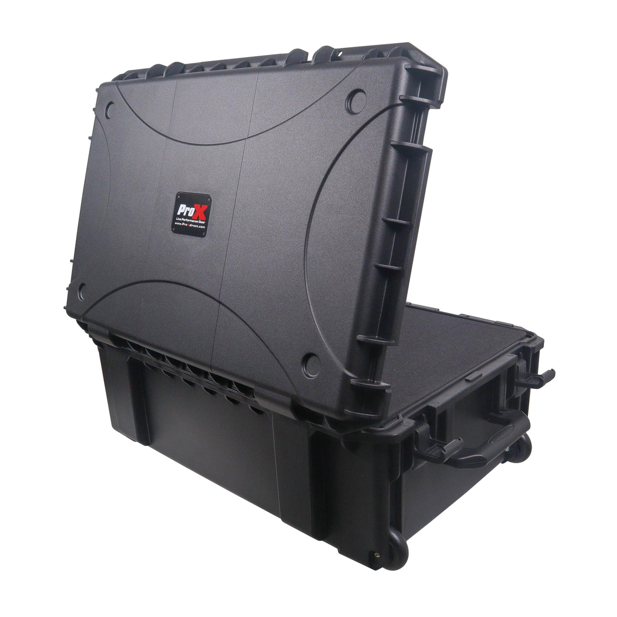 ProX UltronX LARGE Water Resistant ABS Molded Portable Storage Case for Audio Camera Tactical includes cut pluck foam - 29x19x9 in.