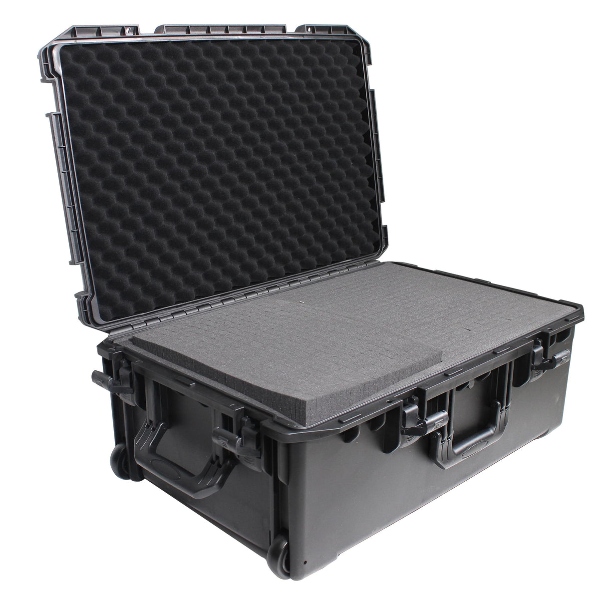 ProX UltronX LARGE Water Resistant ABS Molded Portable Storage Case for Audio Camera Tactical includes cut pluck foam - 29x19x9 in..