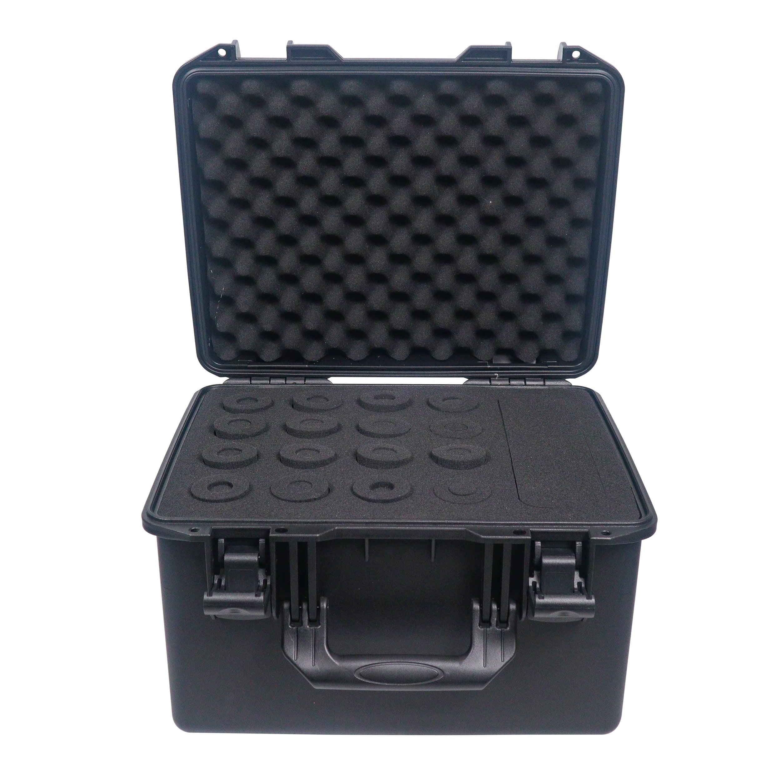 ProX UltronX Plastic Water Tight Molded Travel Case Stores up to (16) Wireless and Wired Microphones