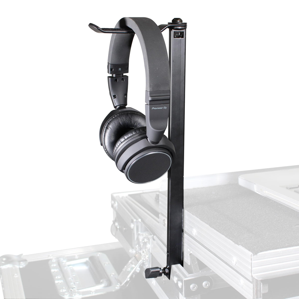 ProX Headphone Pole Stand For Cases 12" Shaft with Rotating Hook.