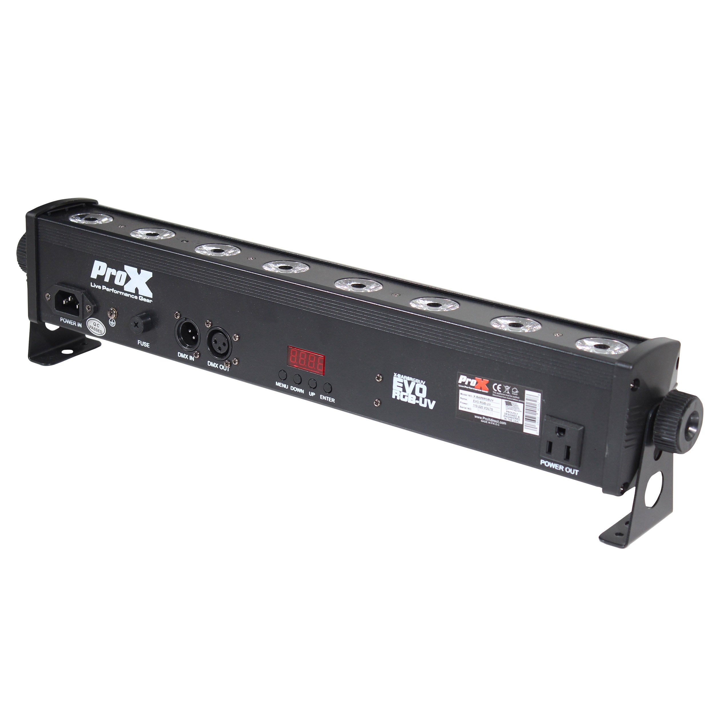ProX EVO RGB-UV Bar 8 32W High Power RGB-UV LED Wash Light
