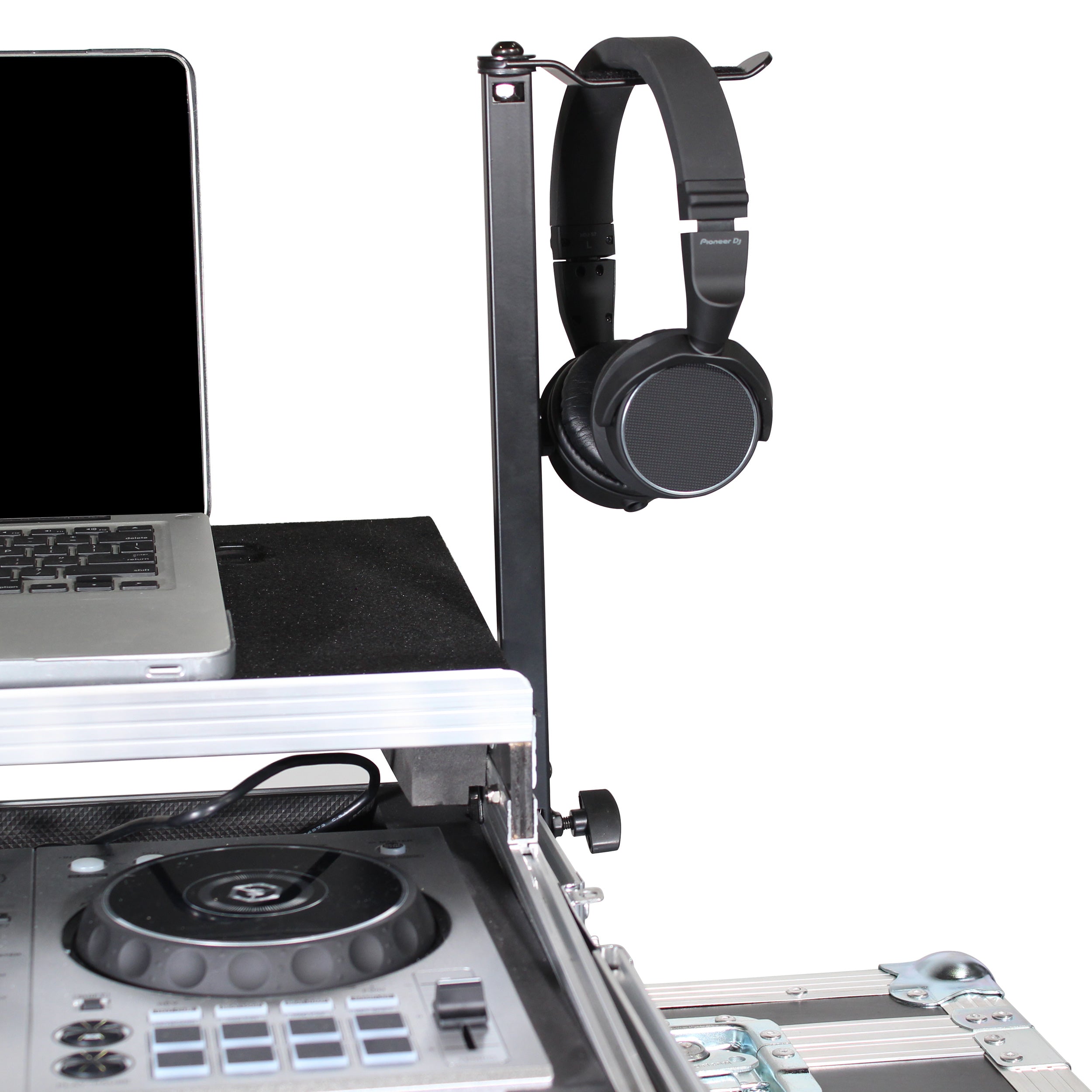 ProX Headphone Pole Stand For Cases 12" Shaft with Rotating Hook