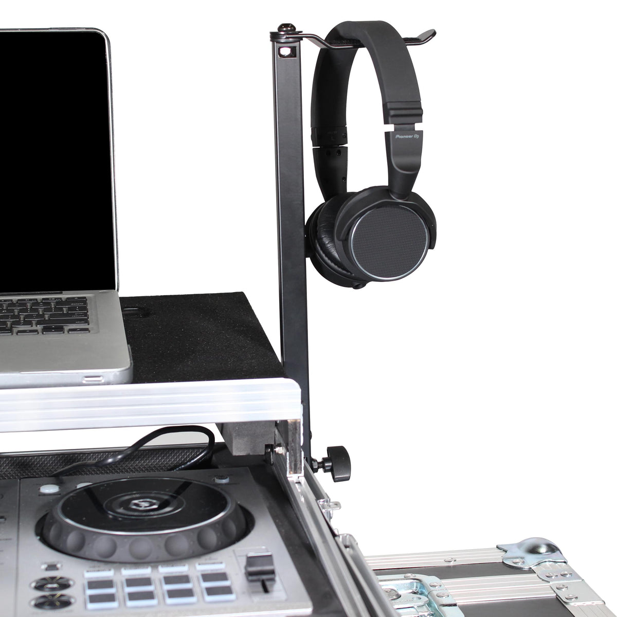 ProX Headphone Pole Stand For Cases 12" Shaft with Rotating Hook.