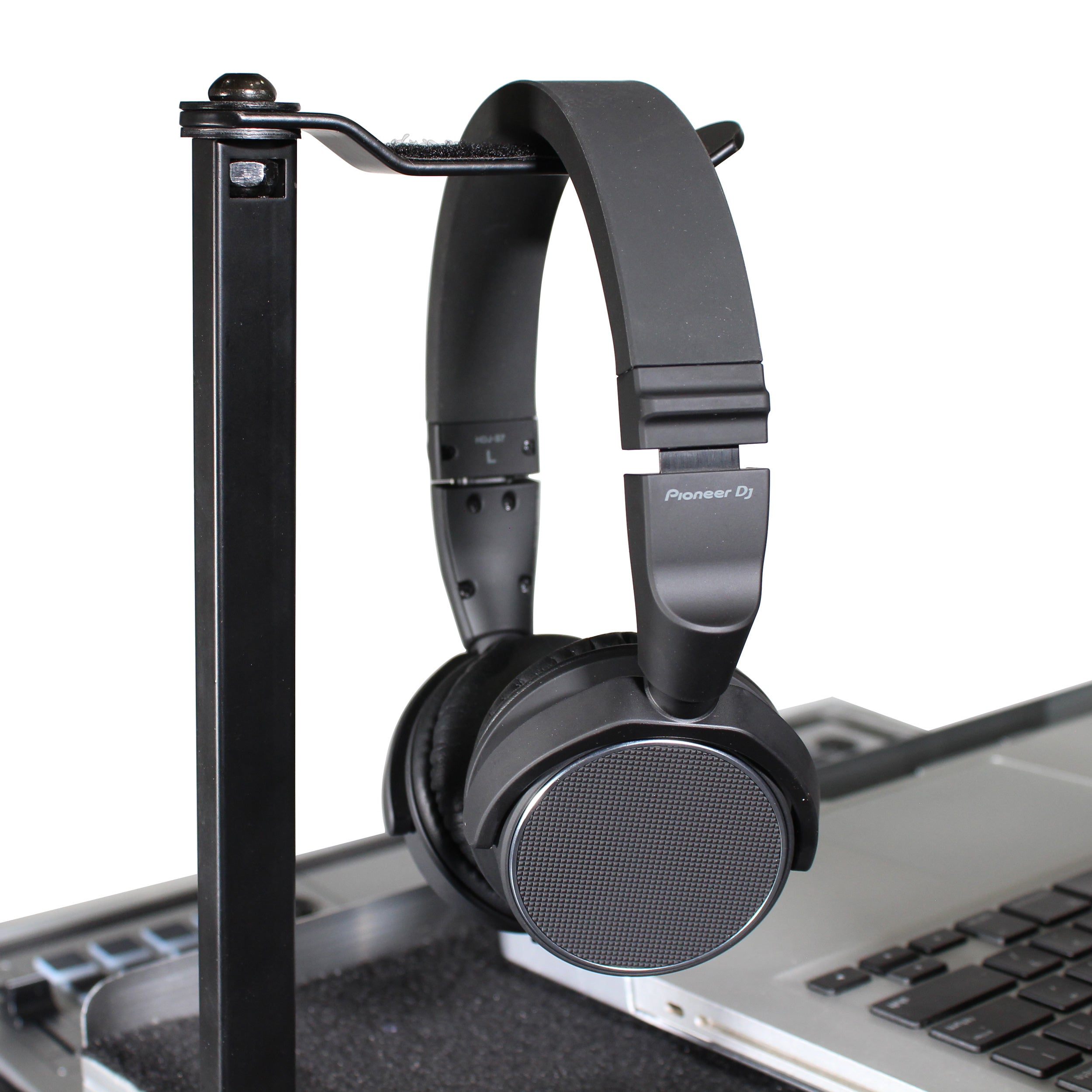 ProX Headphone Pole Stand For Cases 12" Shaft with Rotating Hook
