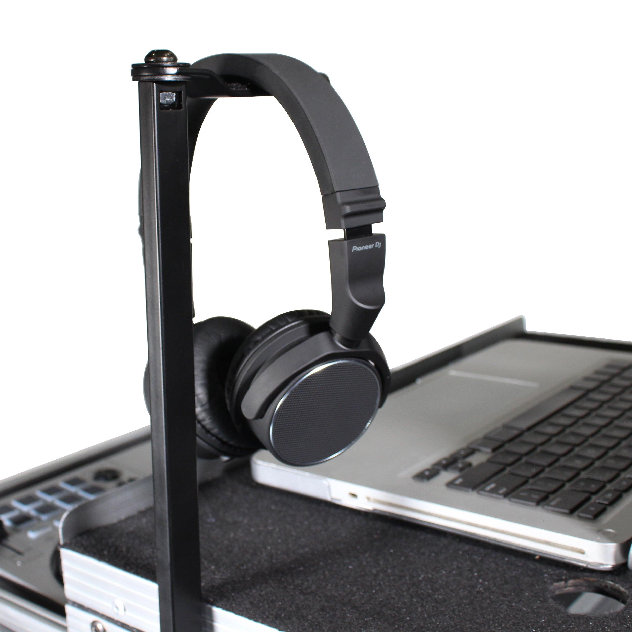 ProX Headphone Pole Stand For Cases 12" Shaft with Rotating Hook