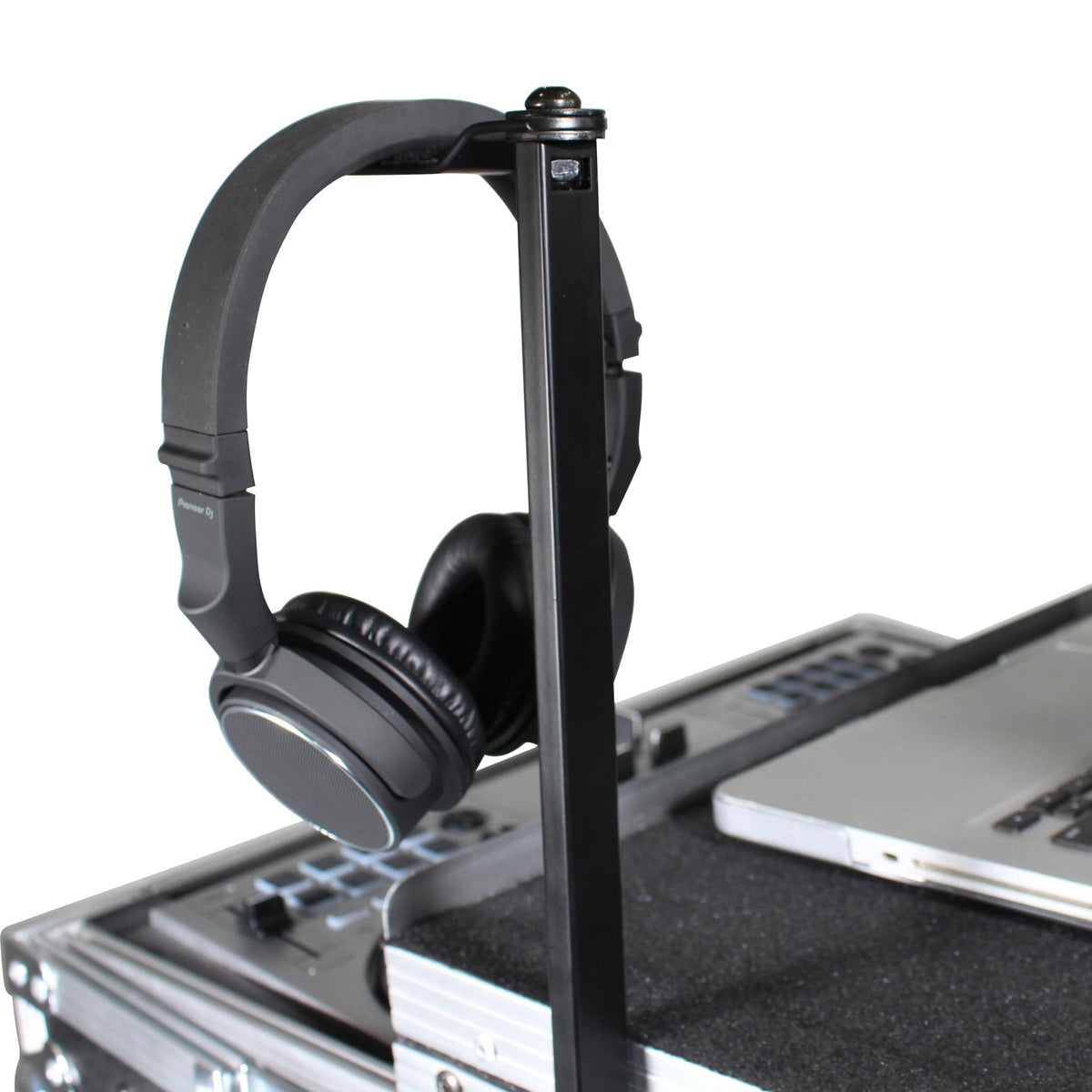 ProX Headphone Pole Stand For Cases 12" Shaft with Rotating Hook.