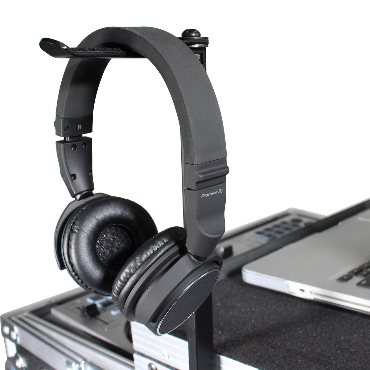 ProX Headphone Pole Stand For Cases 12" Shaft with Rotating Hook.