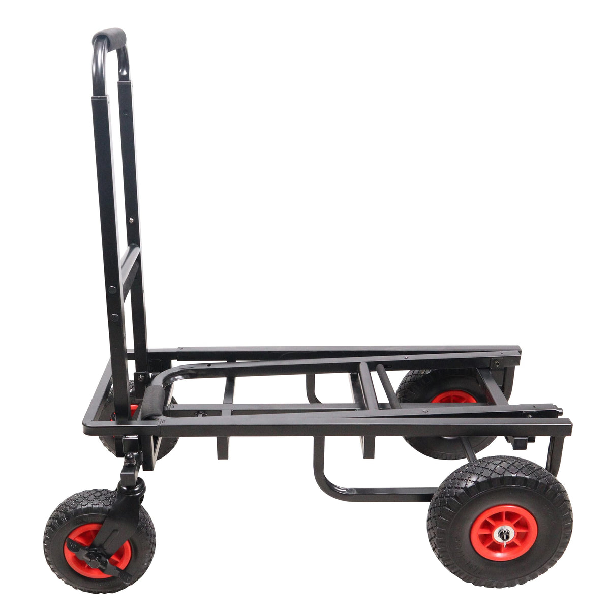 ProX ProX X-ROLLNRUN Folding Mani-Cart Rolling Utility Dolly Height Adjustable Rolling Hand Truck.