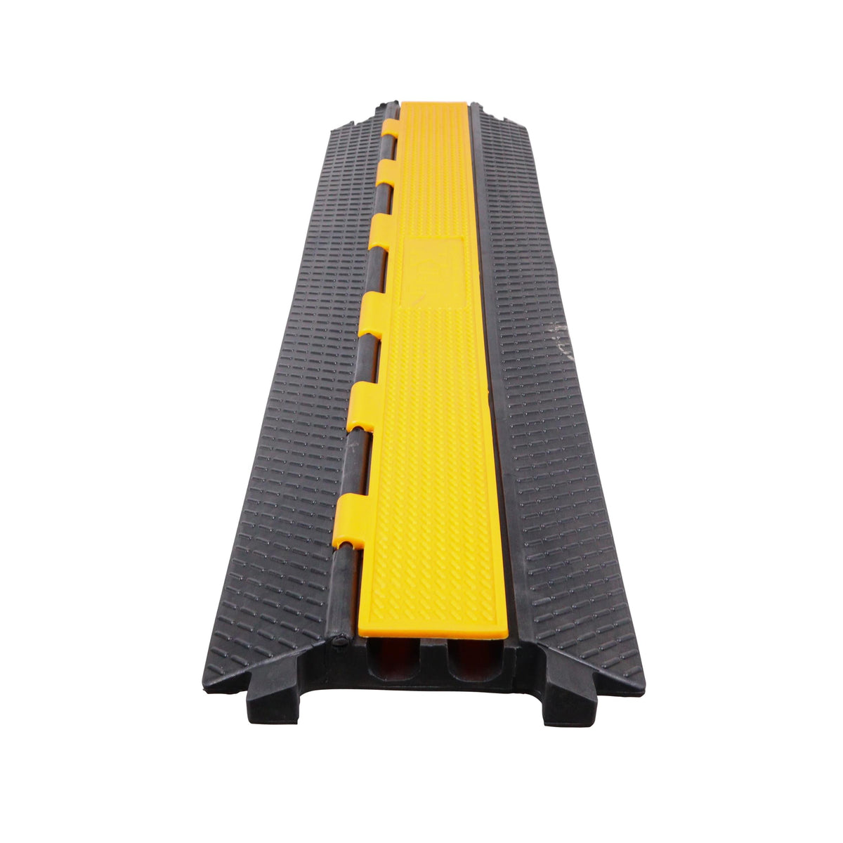 ProX 2-Channel Rubber Cable Protector Ramp Speed Bump Cover Indoor Outdoor – Supports up to 60 Tons.