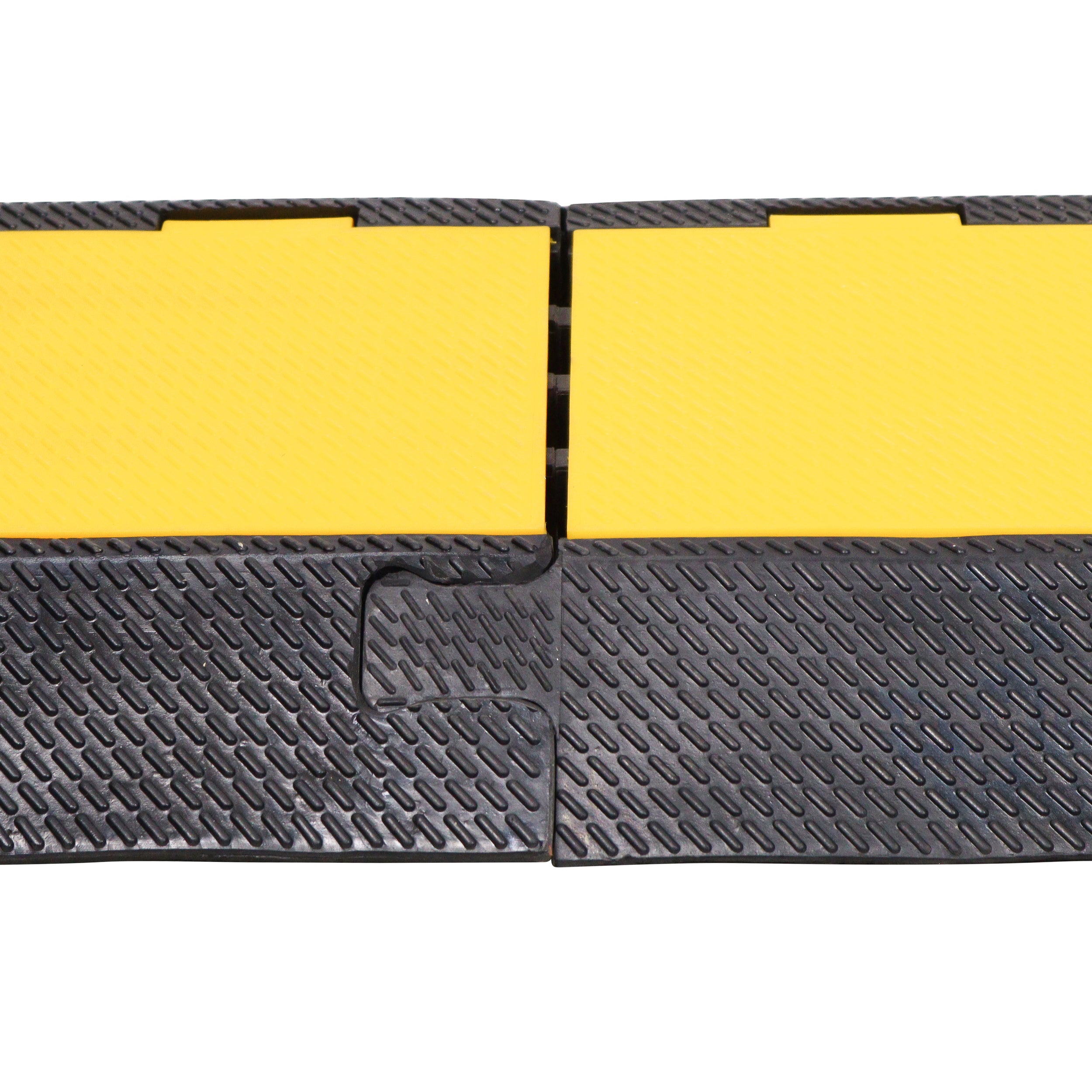 ProX 4-Channel Rubber Cable Protector Ramp Speed Bump Cover Indoor Outdoor – Supports up to 60 Tons