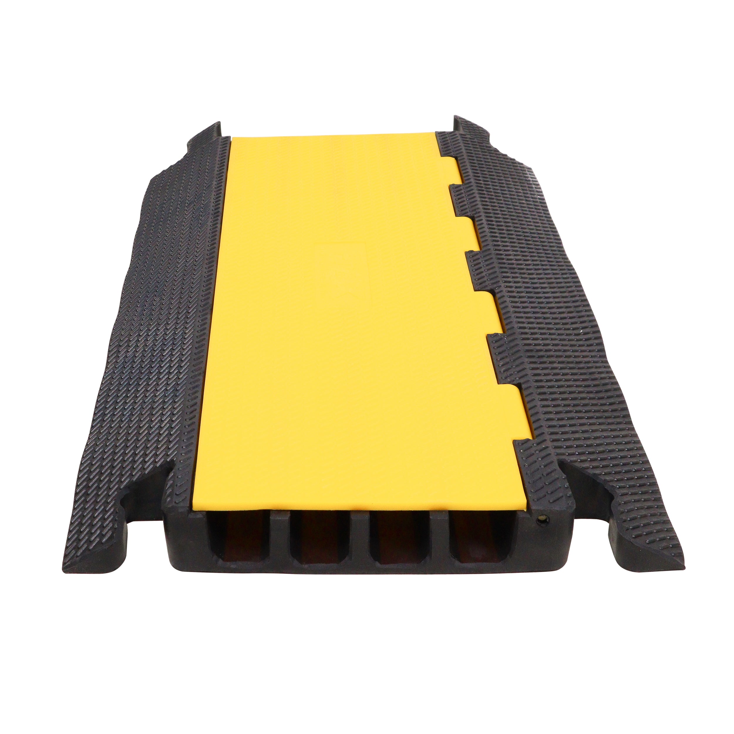 ProX 4-Channel Rubber Cable Protector Ramp Speed Bump Cover Indoor Outdoor – Supports up to 60 Tons