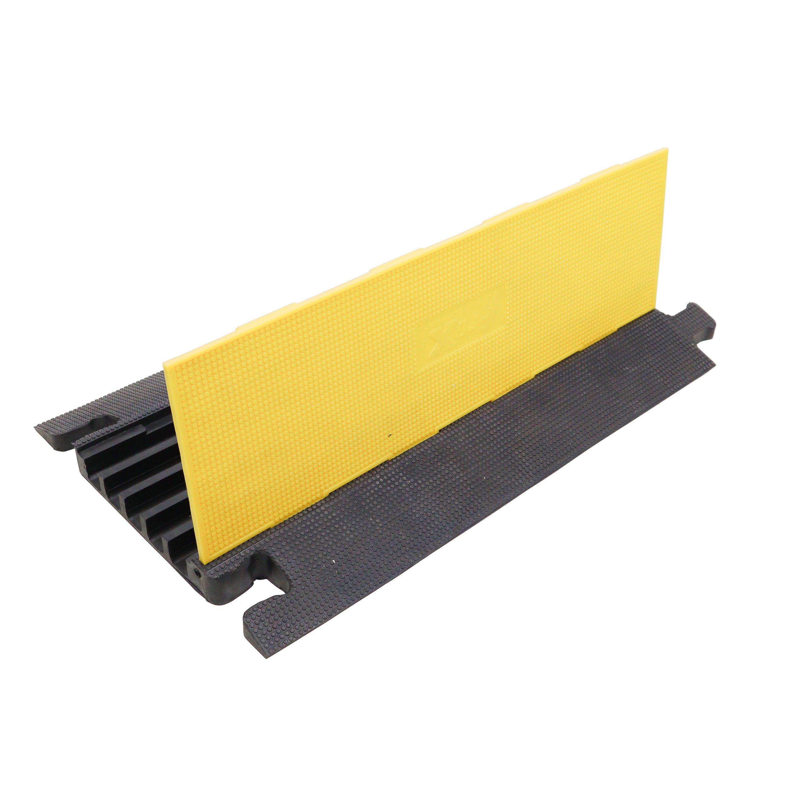 ProX 5-Channel Rubber Cable Protector Ramp Speed Bump Cover Indoor Outdoor – Supports up to 60 Tons