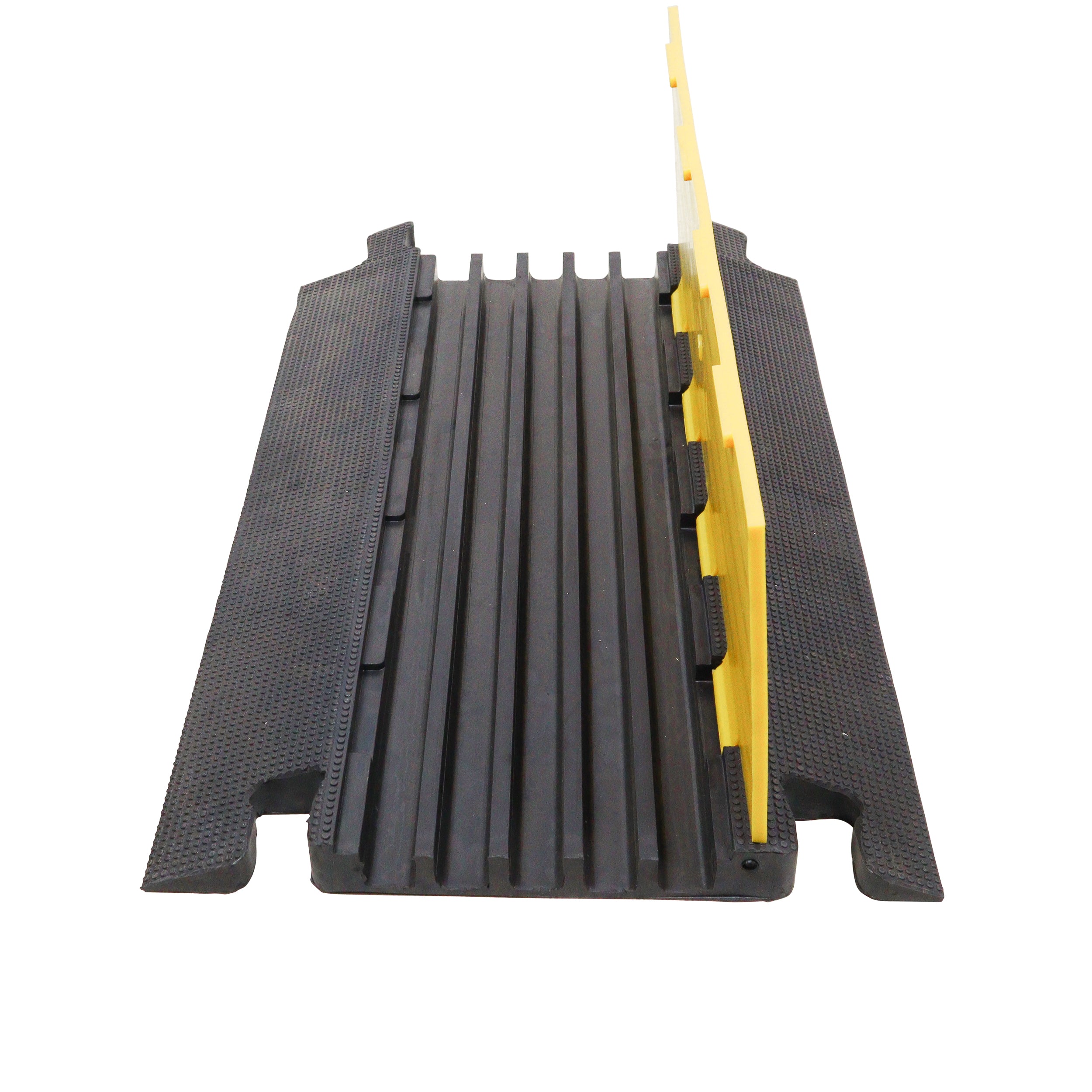 ProX 5-Channel Rubber Cable Protector Ramp Speed Bump Cover Indoor Outdoor – Supports up to 60 Tons