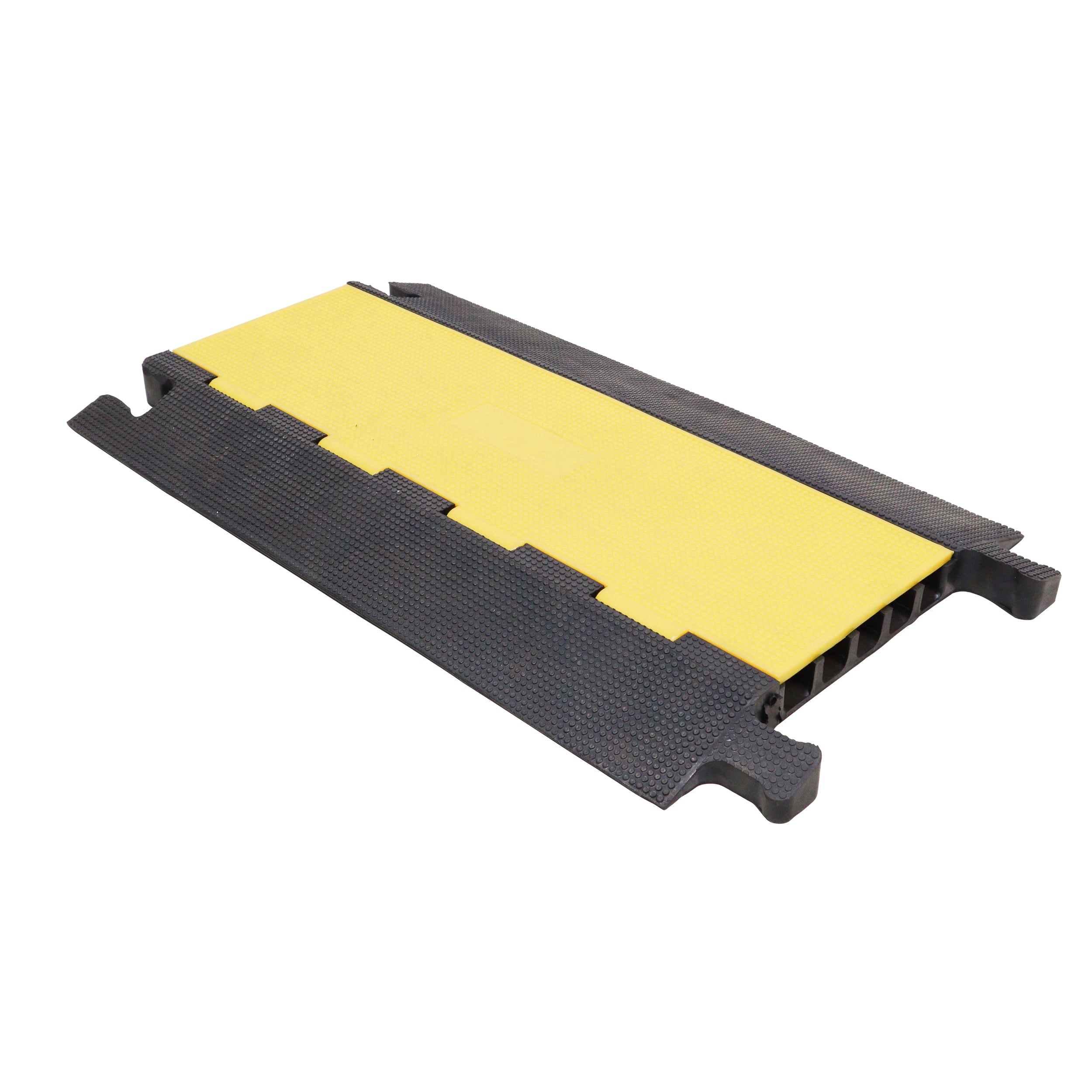 ProX 5-Channel Rubber Cable Protector Ramp Speed Bump Cover Indoor Outdoor – Supports up to 60 Tons