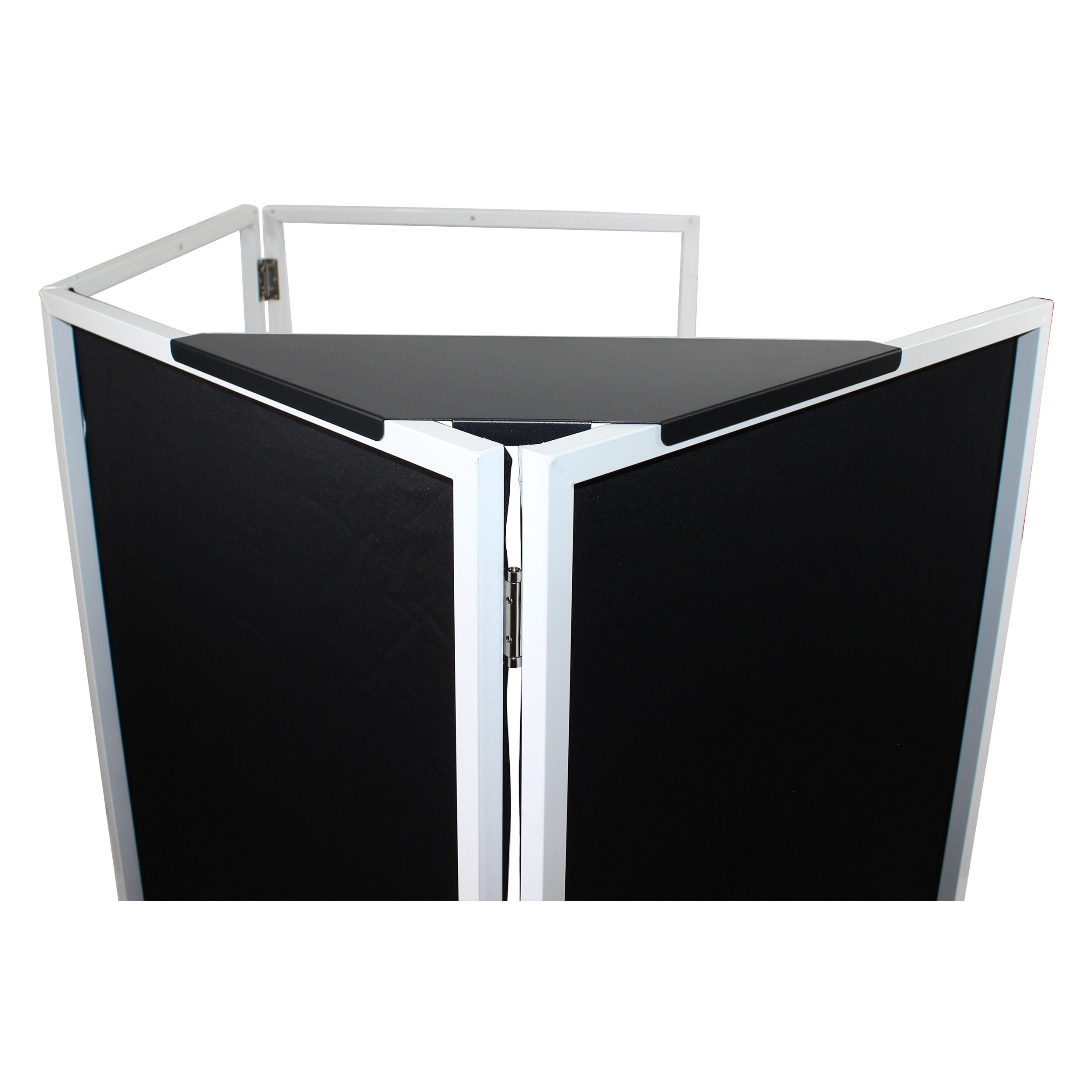 ProX Universal Set of Corner Shelves for DJ Facades Black Finish