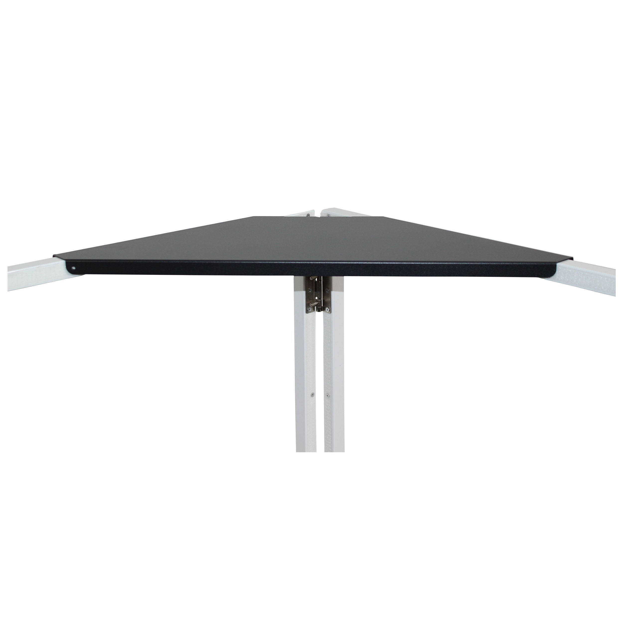 ProX Universal Set of Corner Shelves for DJ Facades Black Finish