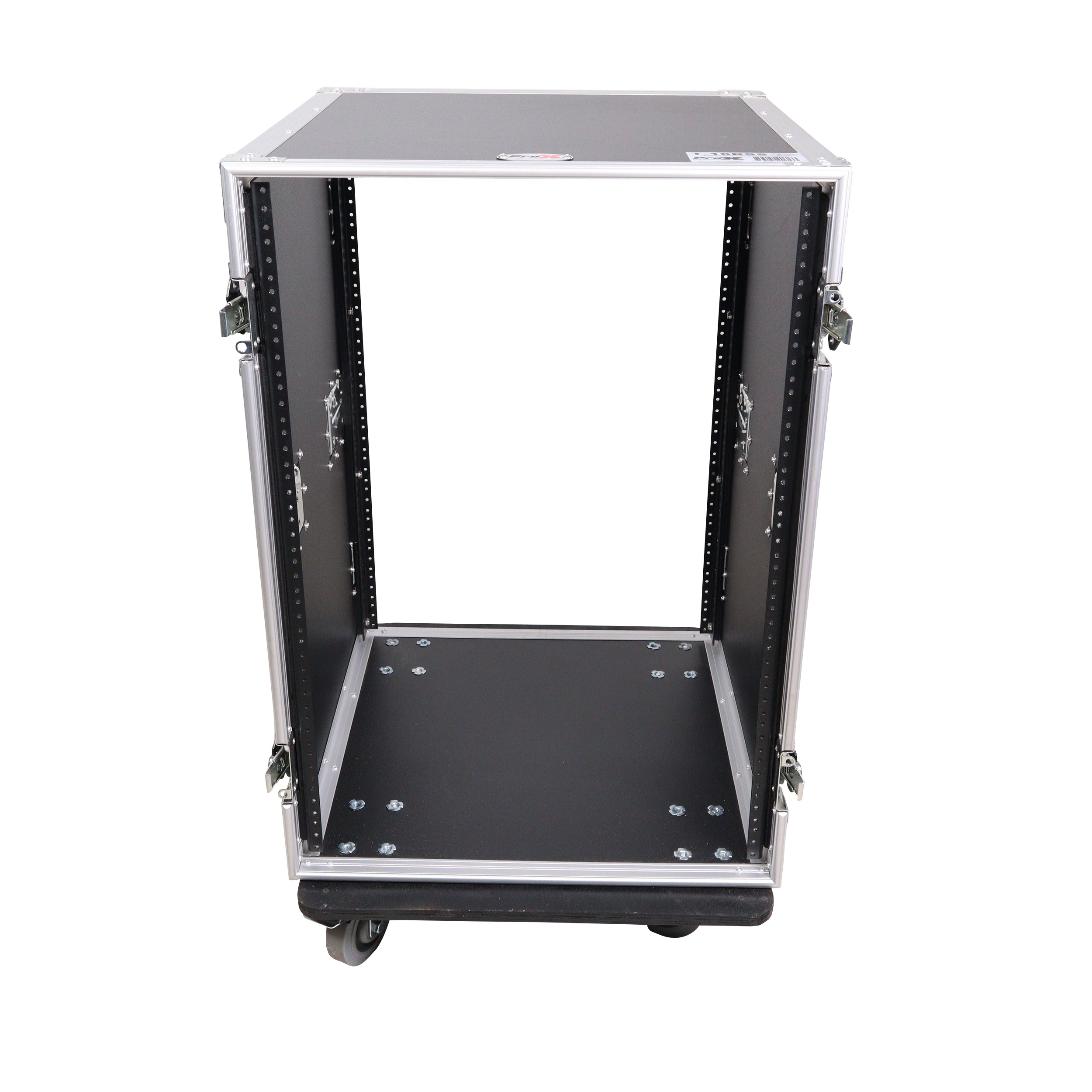 ProX 14U Vertical Amp Rack Mount Flight Case with Caster Wheels