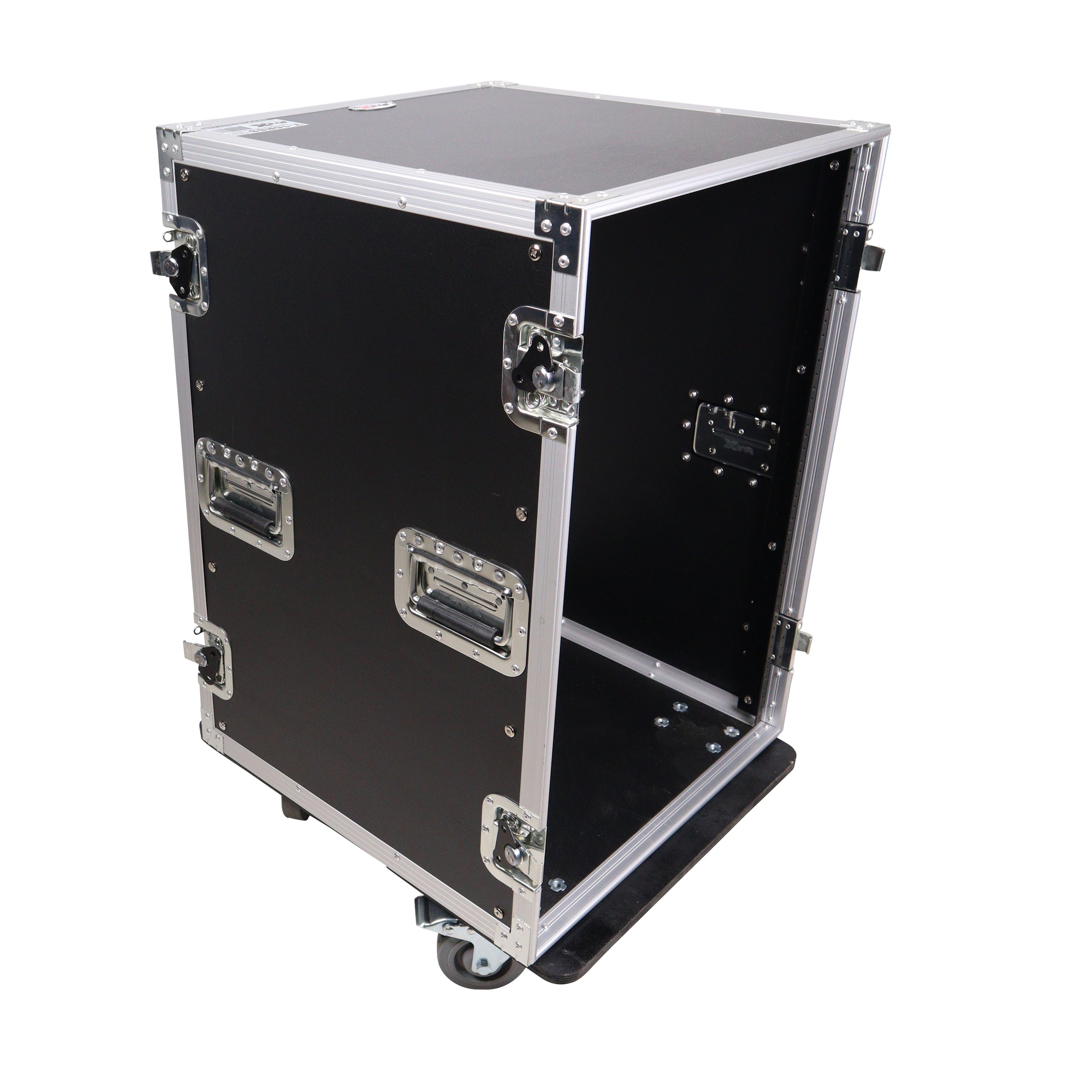 ProX 14U Vertical Amp Rack Mount Flight Case with Caster Wheels
