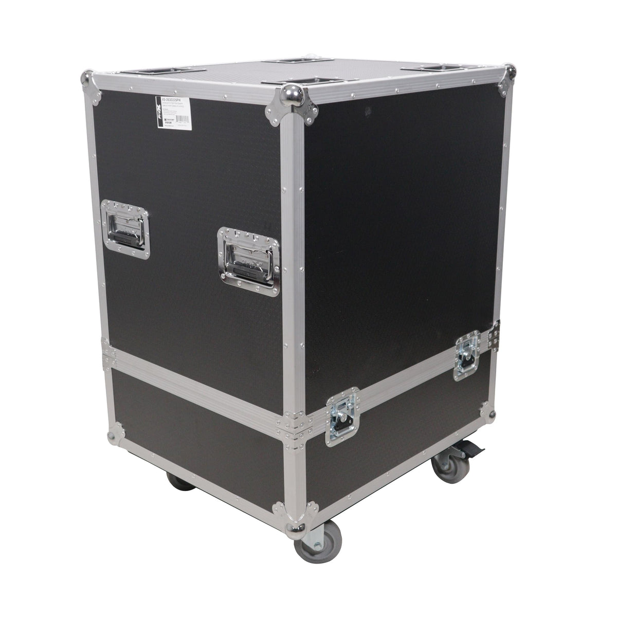ProX Universal ATA Speaker Flight Case for 2xQSC KLA12 LA112 FBT HORIZON VHA 112SA, Mackie DRM12A and similar sizes 30x26x22 in.