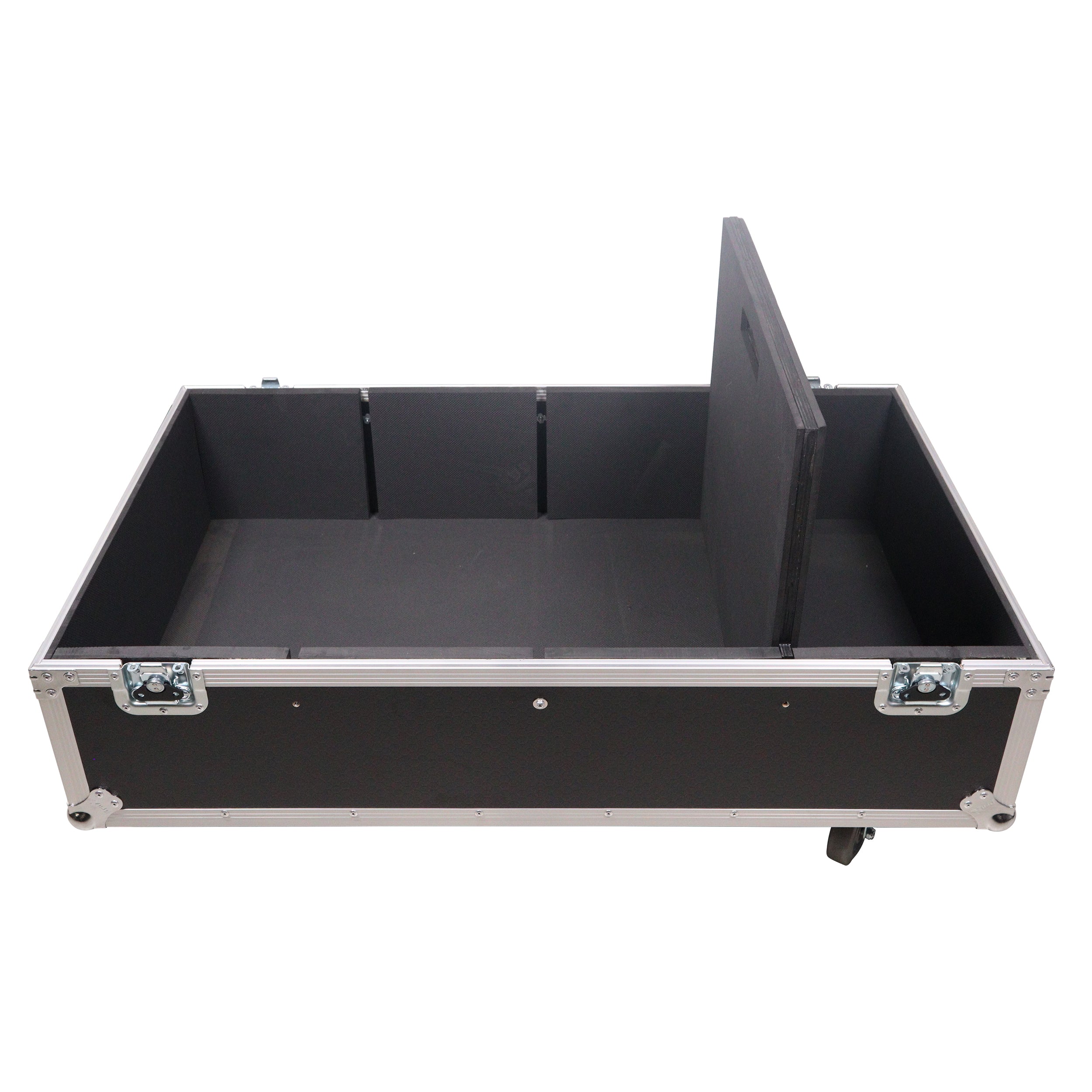 ProX Universal Dual Speaker Flight Case Fits (2) QSC KLA12 LA112 EV ETX12P - 25x17x15 in.