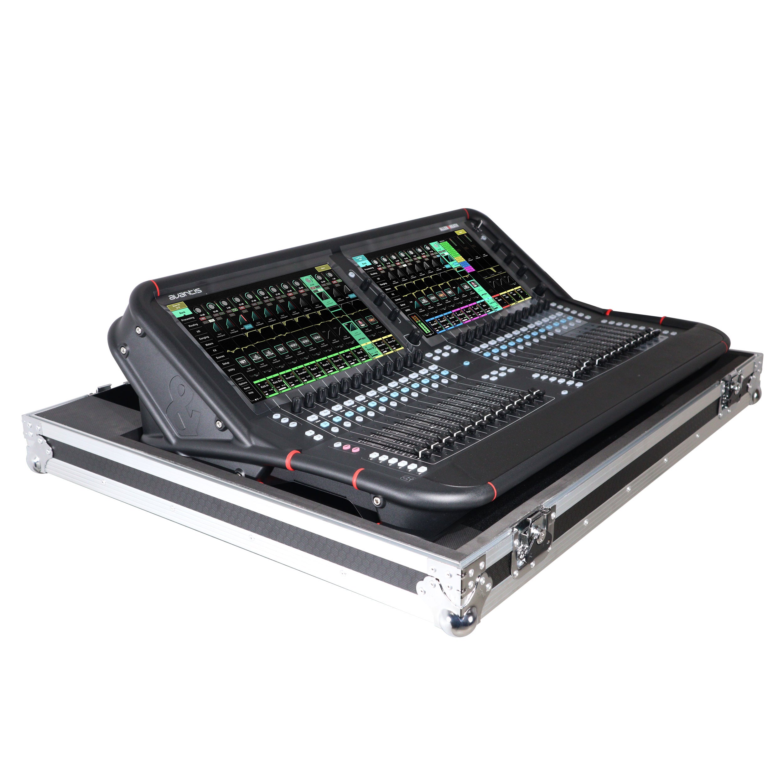 ProX Fits Allen & Heath AVANTIS Digital Mixer Console Flight Case w Low Profile Wheels