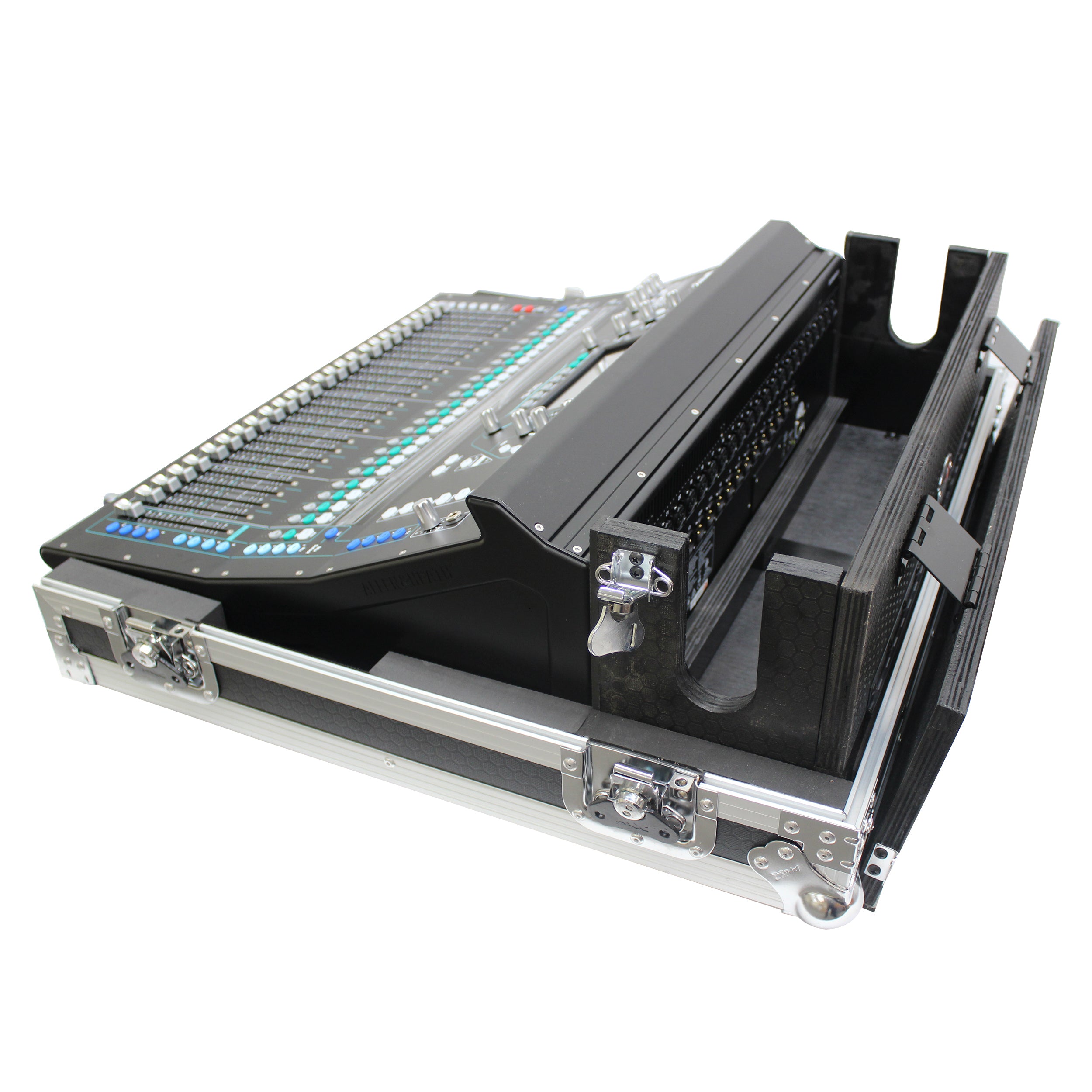 ProX ATA Digital Audio Mixer Flight Case for Allen & Heath SQ6 Console with Doghouse compartment and Caster wheels