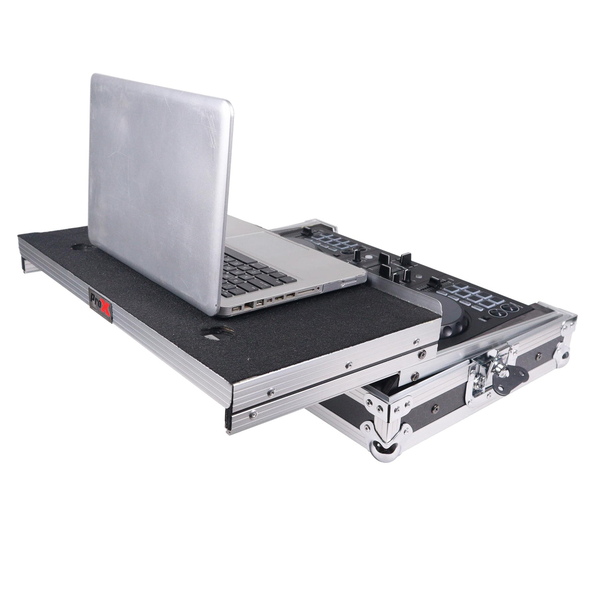 ProX ATA Flight Road Case For Pioneer DDJ-FLX4 DDJ-400 DDJ-SB3 DJ Controller with Laptop Shelf.