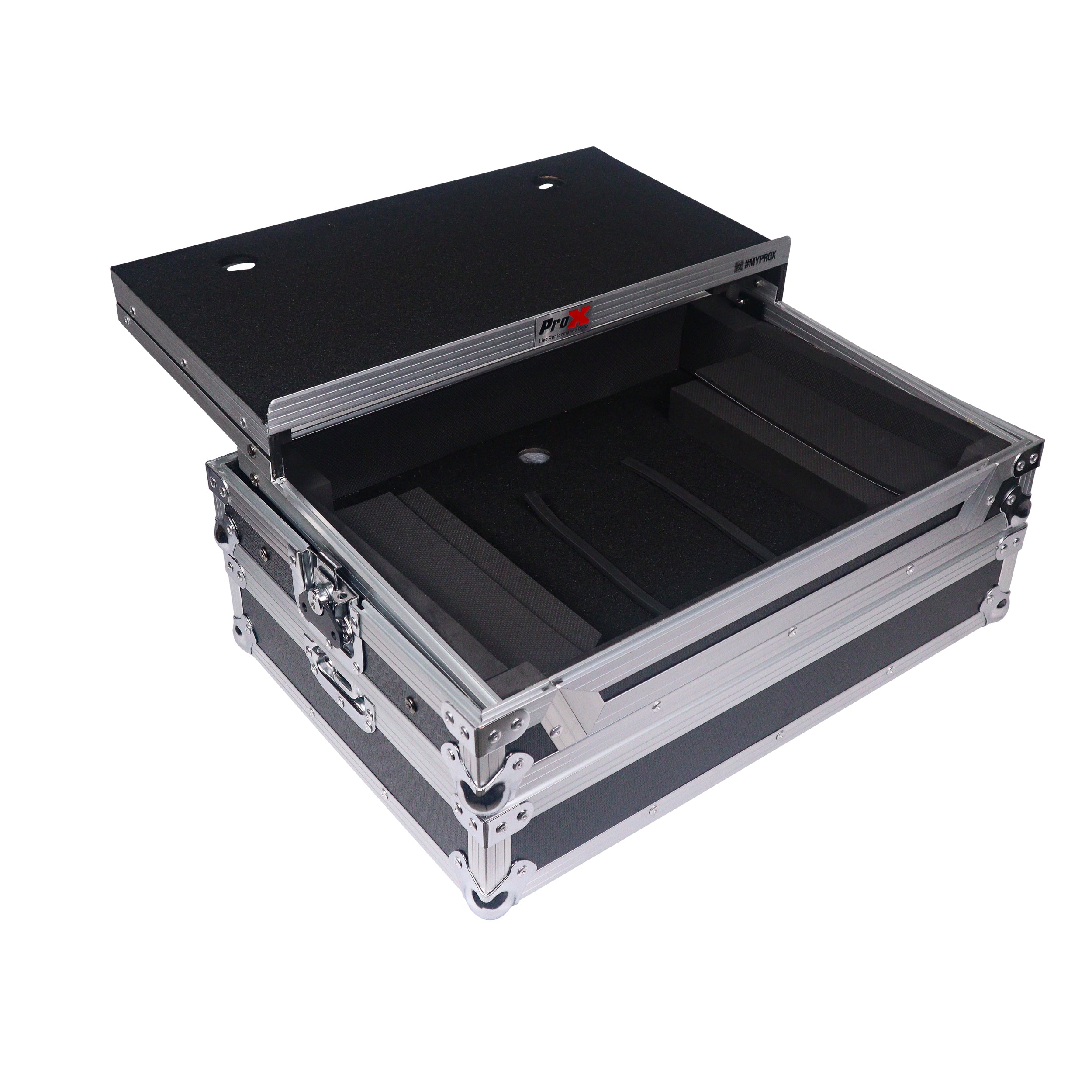 ProX ATA Flight Road Case For Pioneer DDJ-FLX4 DDJ-400 DDJ-SB3 DJ Controller with Laptop Shelf
