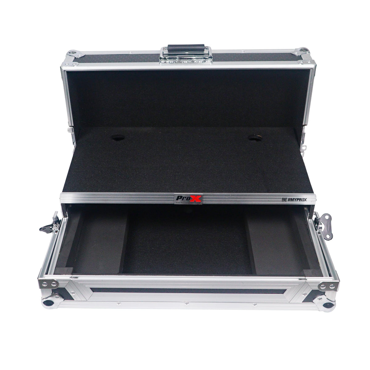 ProX ATA Flight Road Case For Pioneer DDJ-FLX4 DDJ-400 DDJ-SB3 DJ Controller with Laptop Shelf