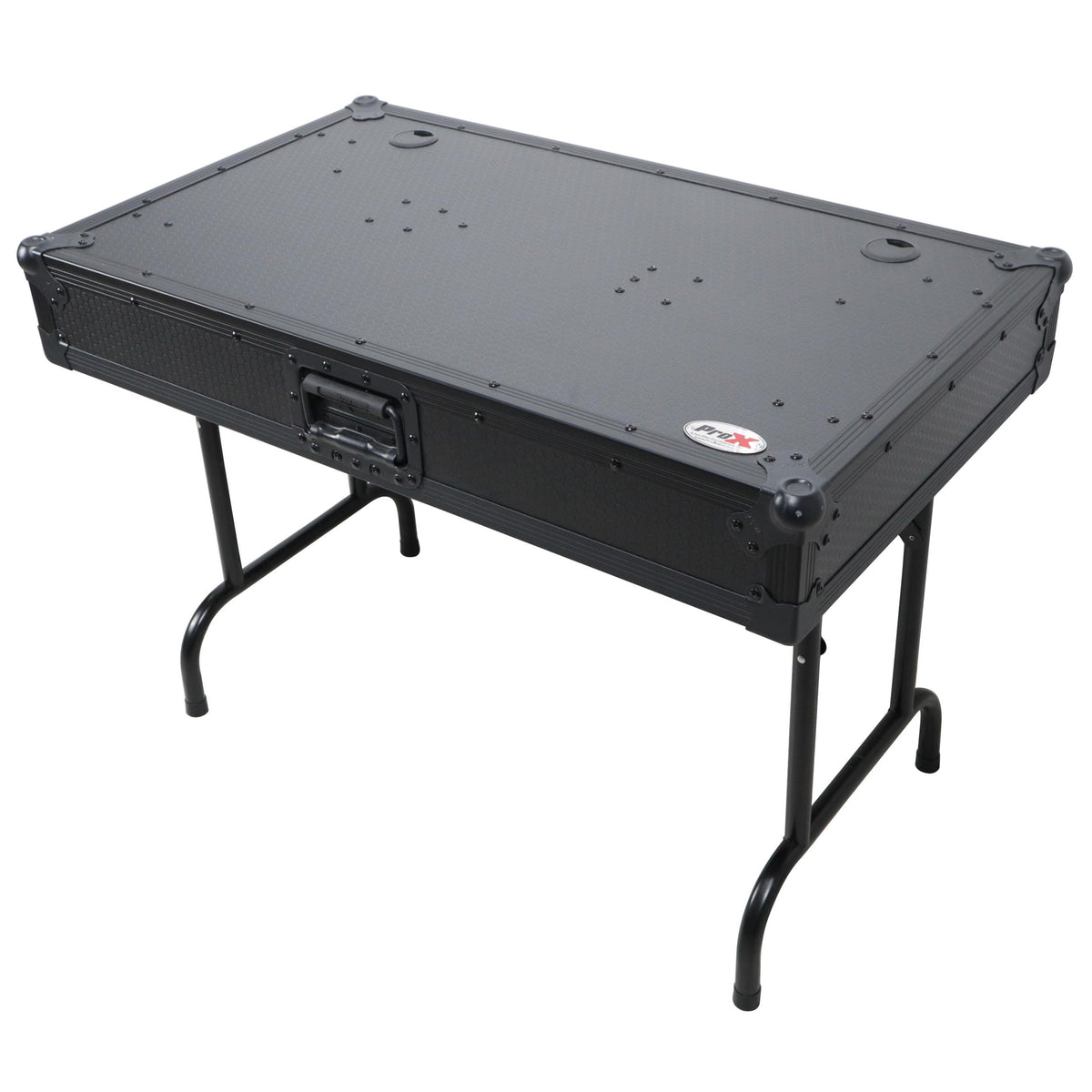 ProX 3FT Gig-Table™ Universal Fold Out DJ Booth 26" Floor Height | Black Finish.