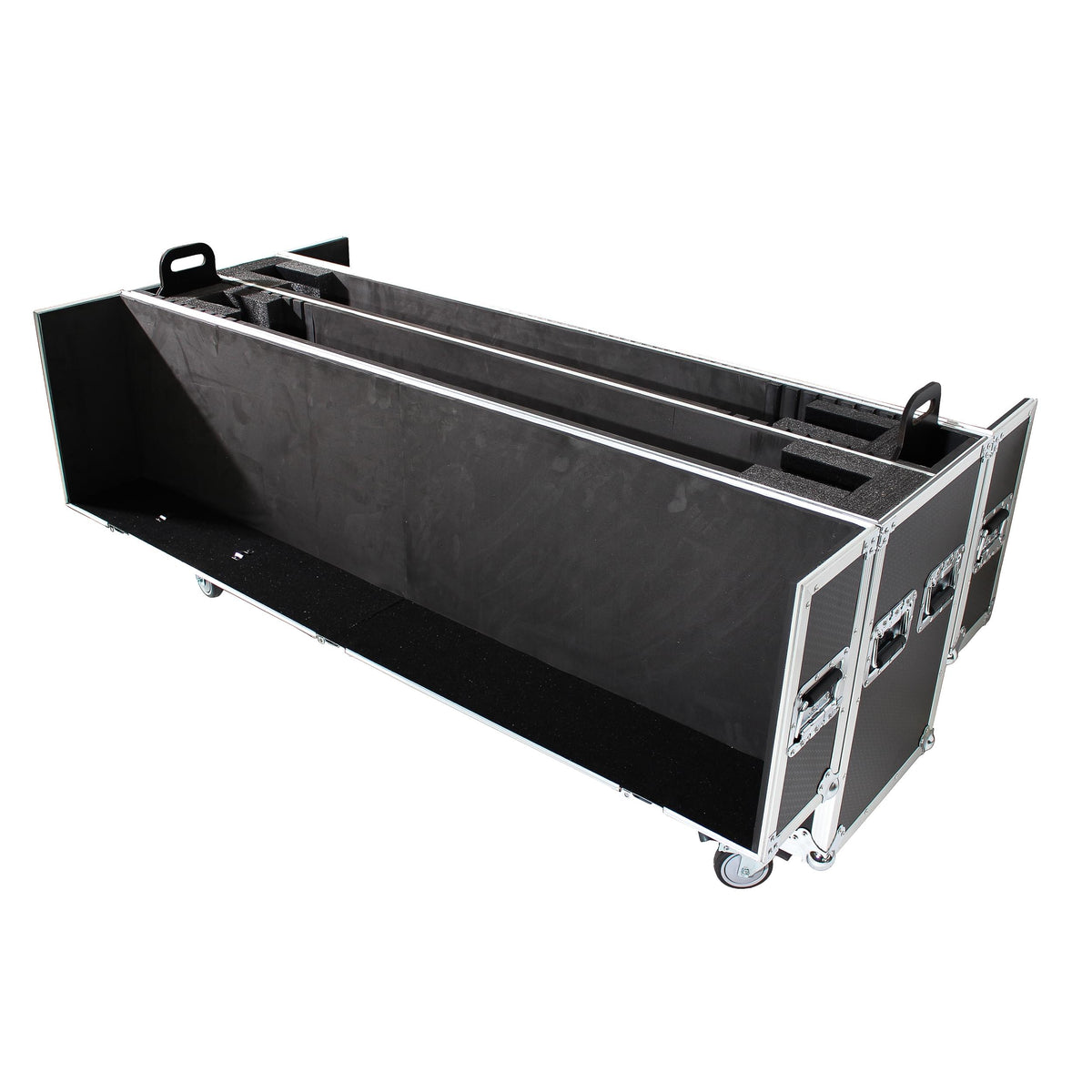 ProX Universal Case For Flat Panel Monitor LED-LCD-Plasma TV Dual 70" to 85" Adjustable Flight Case W-4" Casters.