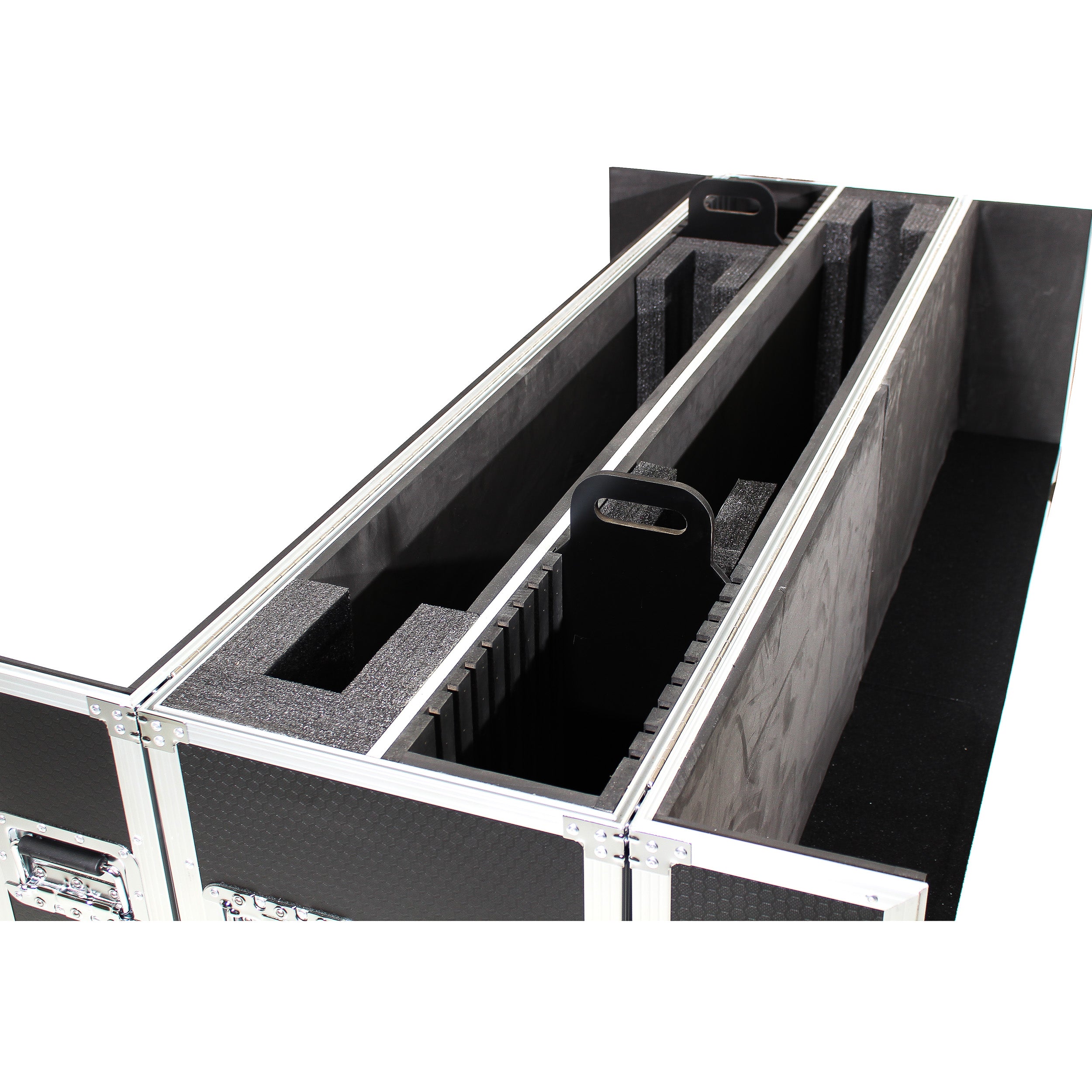 ProX Universal Case For Flat Panel Monitor LED-LCD-Plasma TV Dual 70" to 85" Adjustable Flight Case W-4" Casters