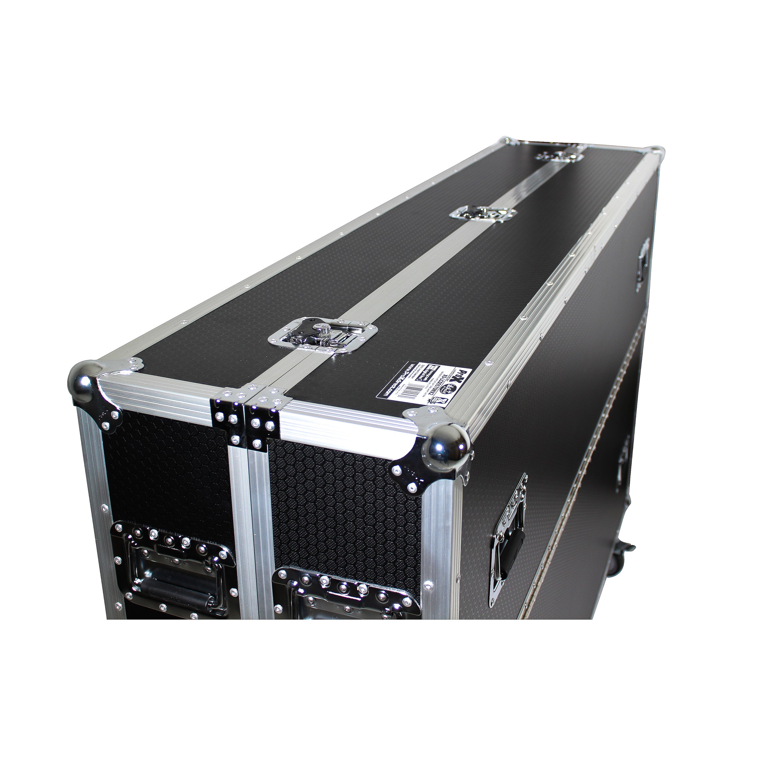 ProX Universal Case For Flat Panel Monitor LED-LCD-Plasma TV Dual 70" to 85" Adjustable Flight Case W-4" Casters