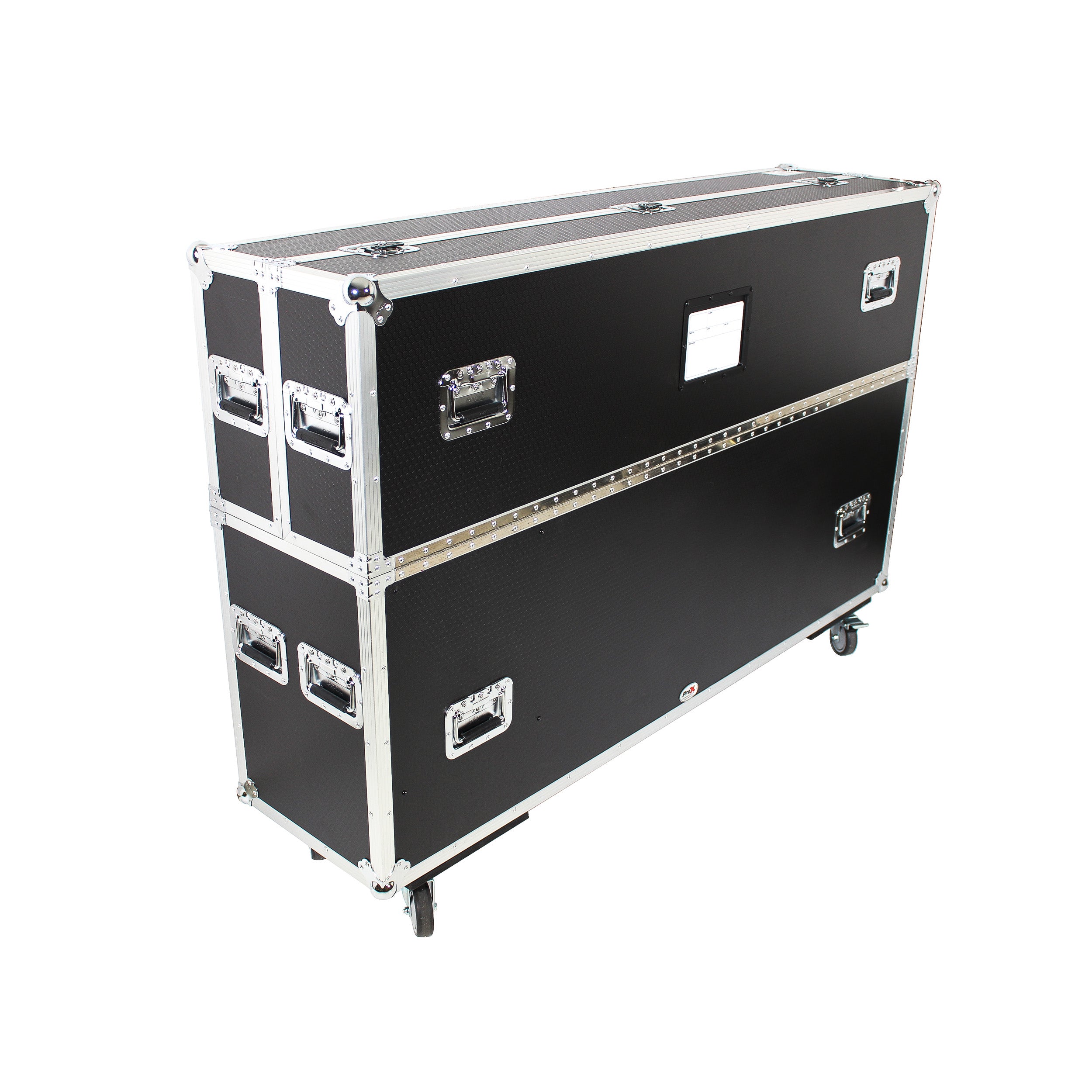 ProX Universal Case For Flat Panel Monitor LED-LCD-Plasma TV Dual 70" to 85" Adjustable Flight Case W-4" Casters
