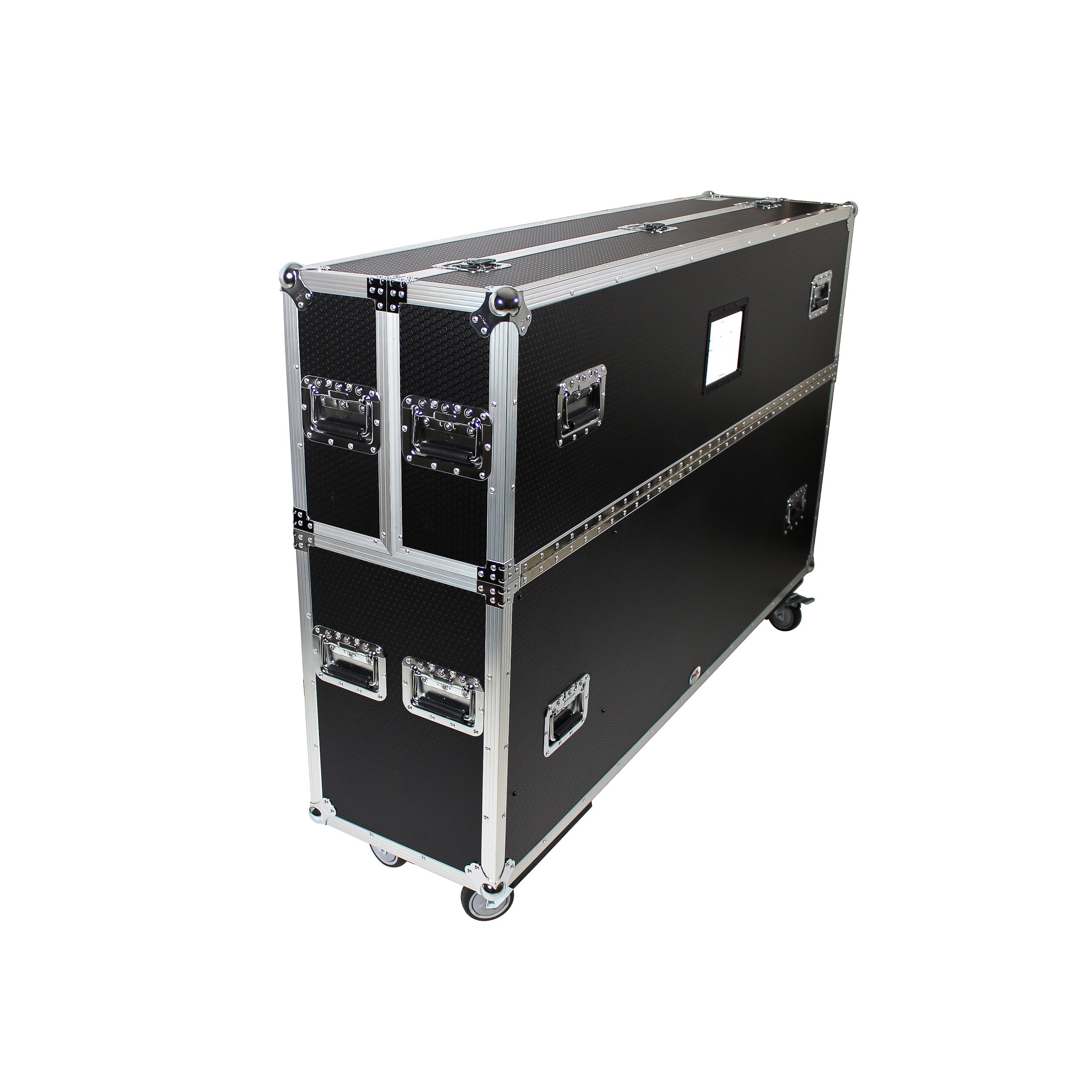 ProX Universal Case For Flat Panel Monitor LED LCD TV Dual 70" to 90" Adjustable Flight Case W-4" Casters