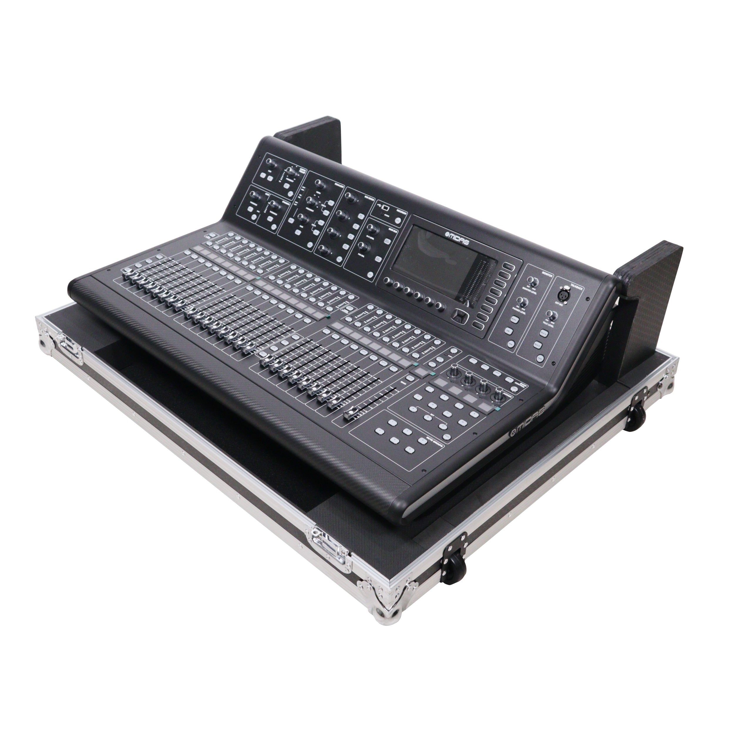 ProX ATA-300 Flight Style Road Case For Midas M32 Digital Mixer Console with Wheels