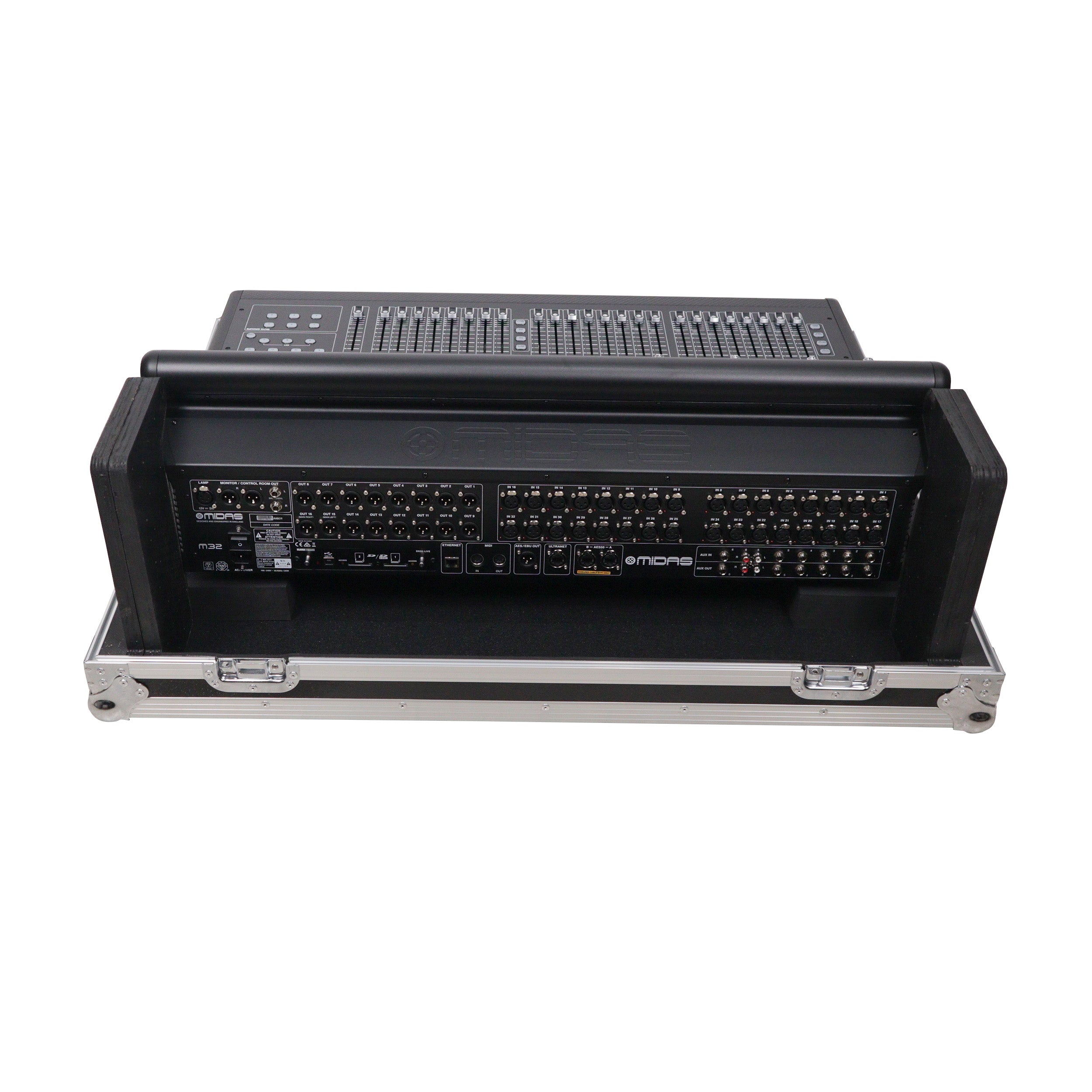 ProX ATA-300 Flight Style Road Case For Midas M32 Digital Mixer Console with Wheels