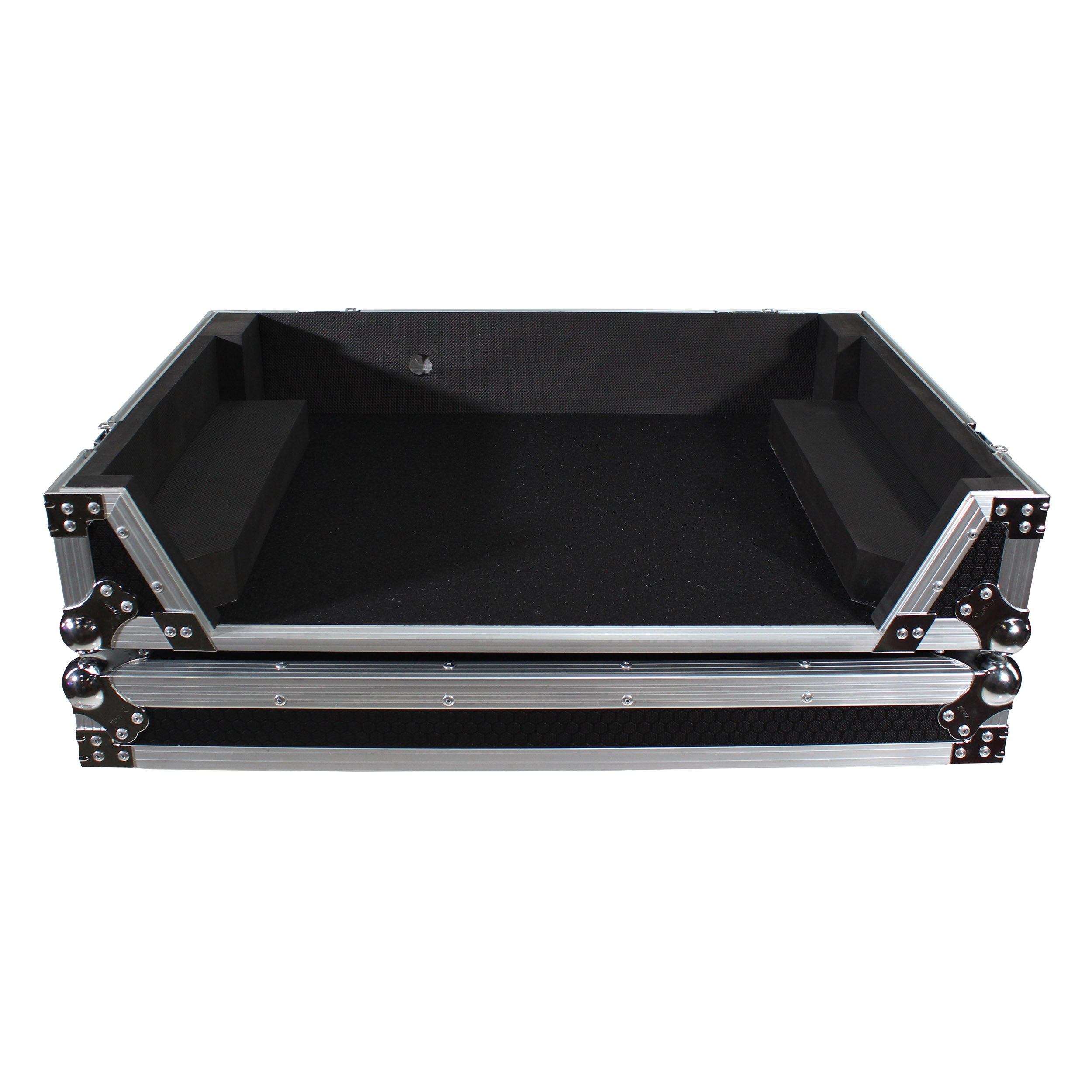 ProX ATA Flight Case For Denon PRIME 4 DJ Controller with 1U Rack Space and Wheels