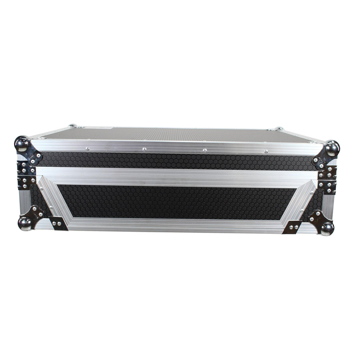 ProX ATA Flight Case For Denon PRIME 4 DJ Controller with 1U Rack Space and Wheels.