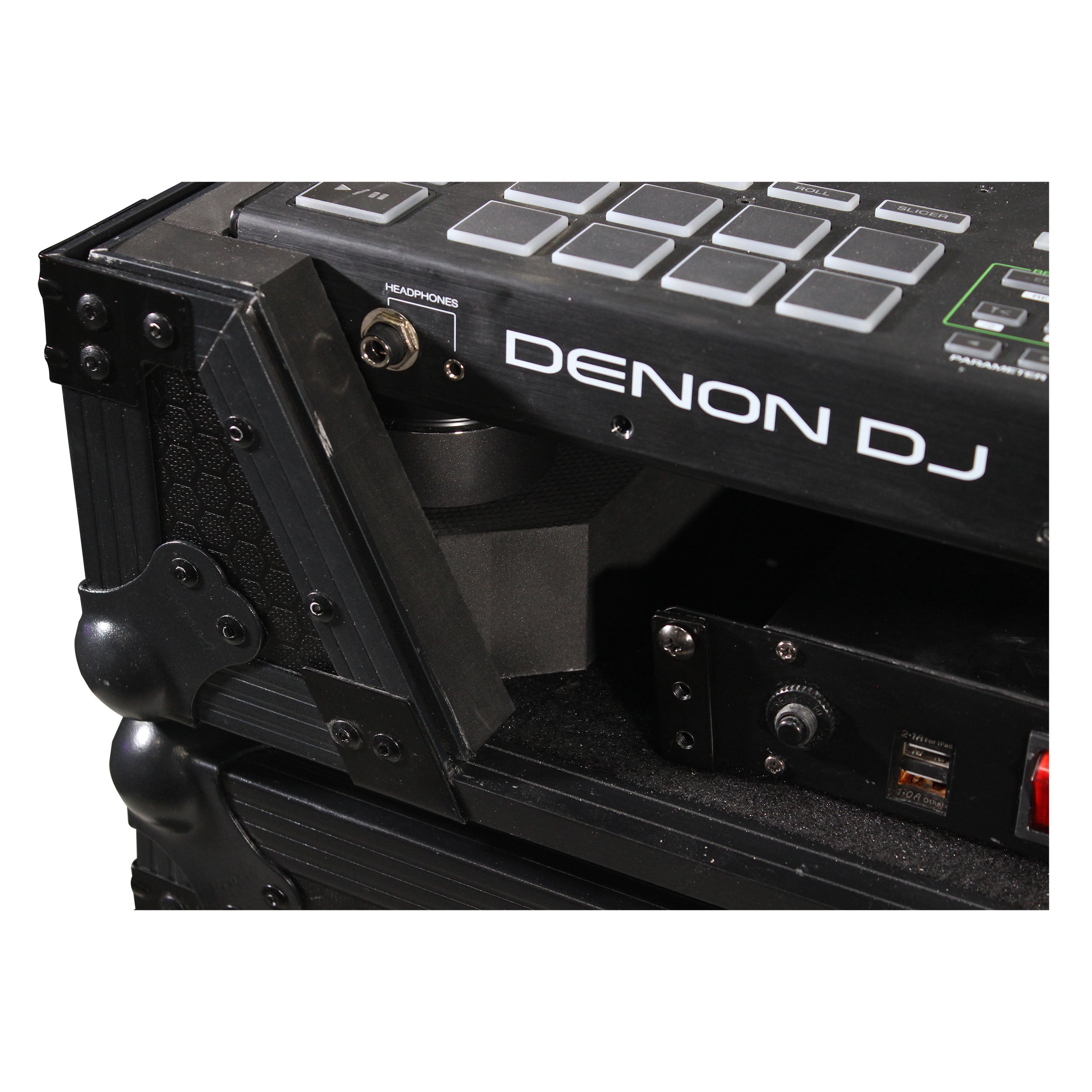 ProX ATA Flight Case For Pioneer PRIME 4 MK2 DJ Controller with 1U Rack Space and Wheels