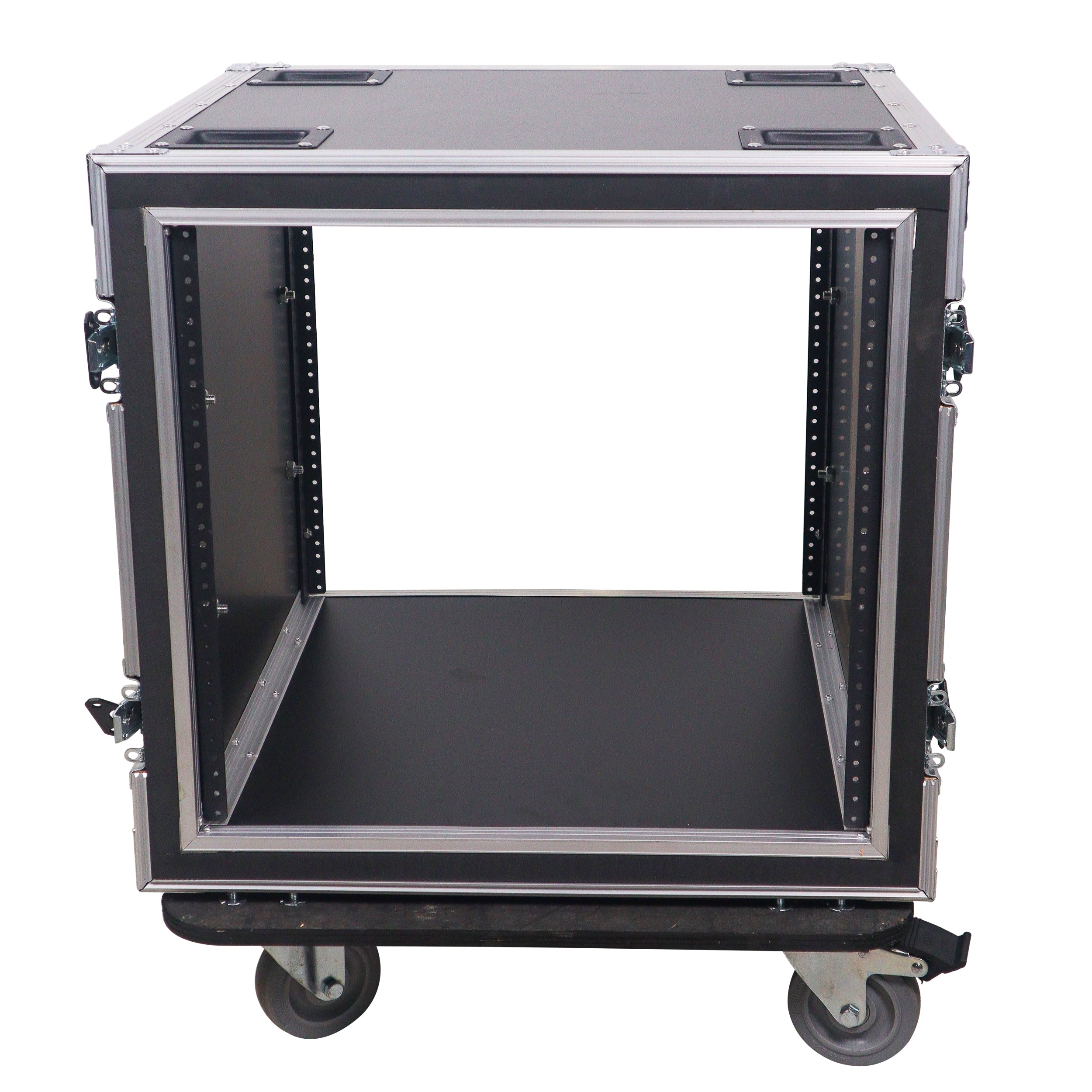 ProX ATA Style 10U Space Shockproof Amp Rack Mount Case 20 inch Depth with Caster Wheels