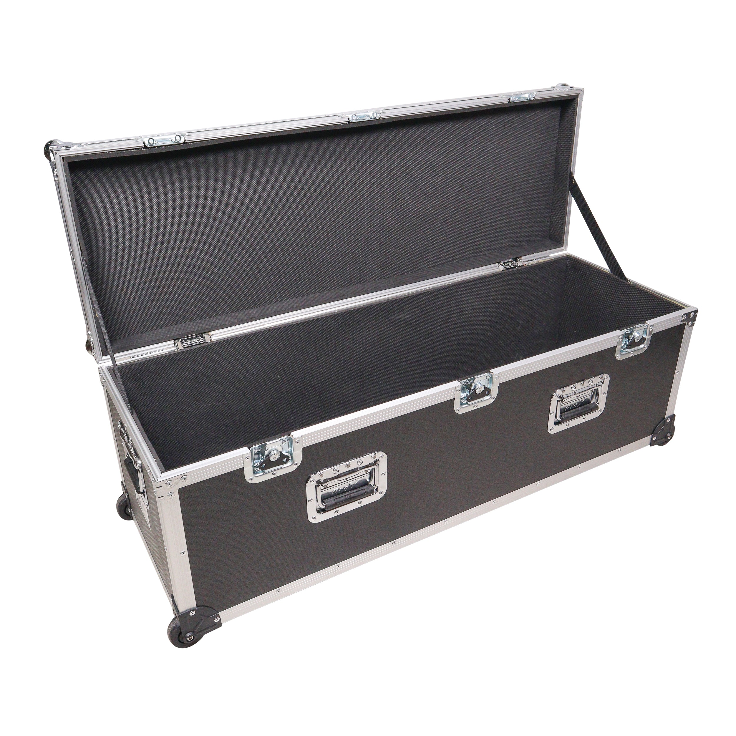 ProX ATA Utility Flight Travel Heavy-Duty Storage Road Case with Low Profile Wheels – 48x16x16 in. Exterior